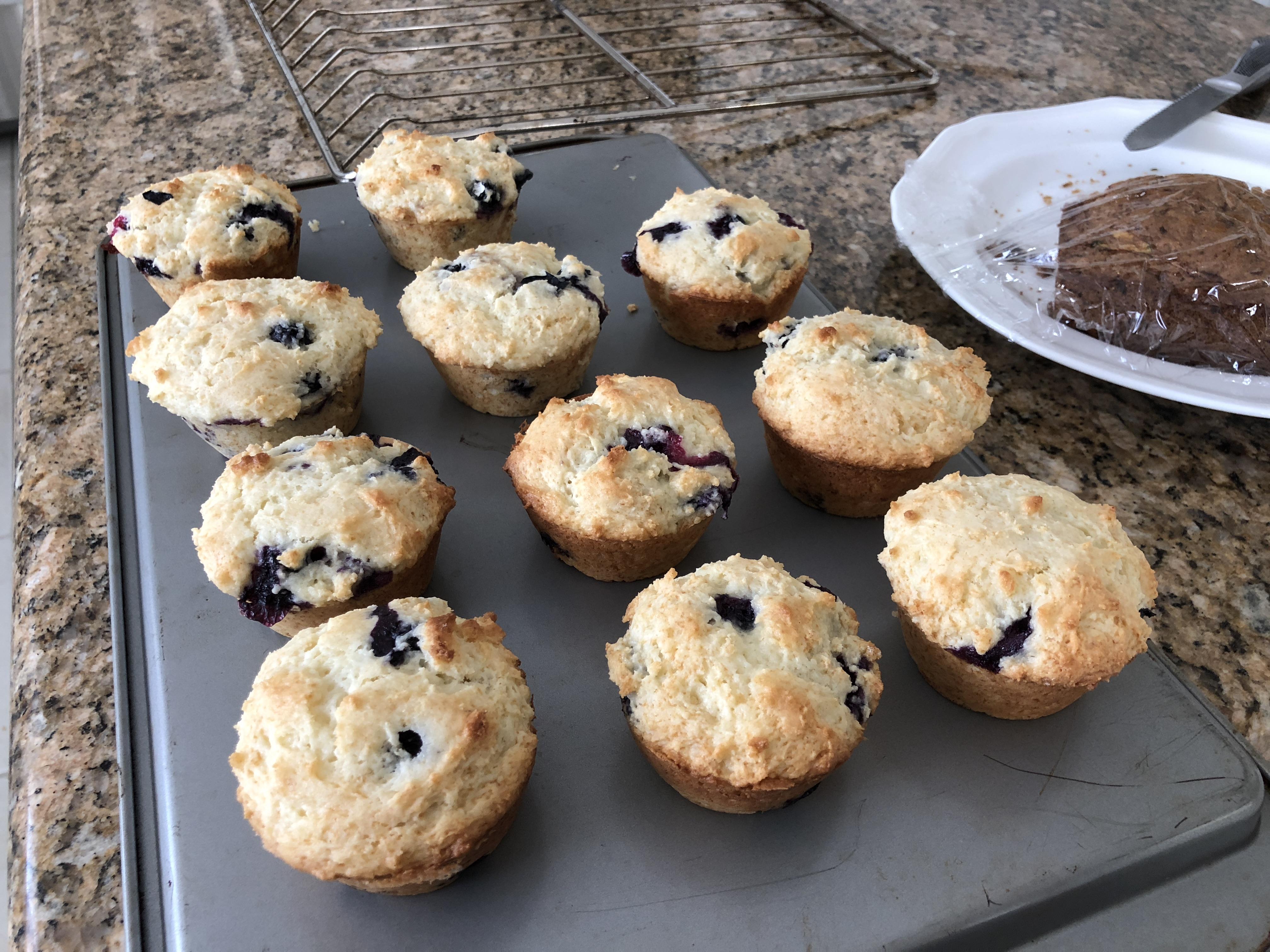 [Homemade] I made Blueberry Muffins r/food