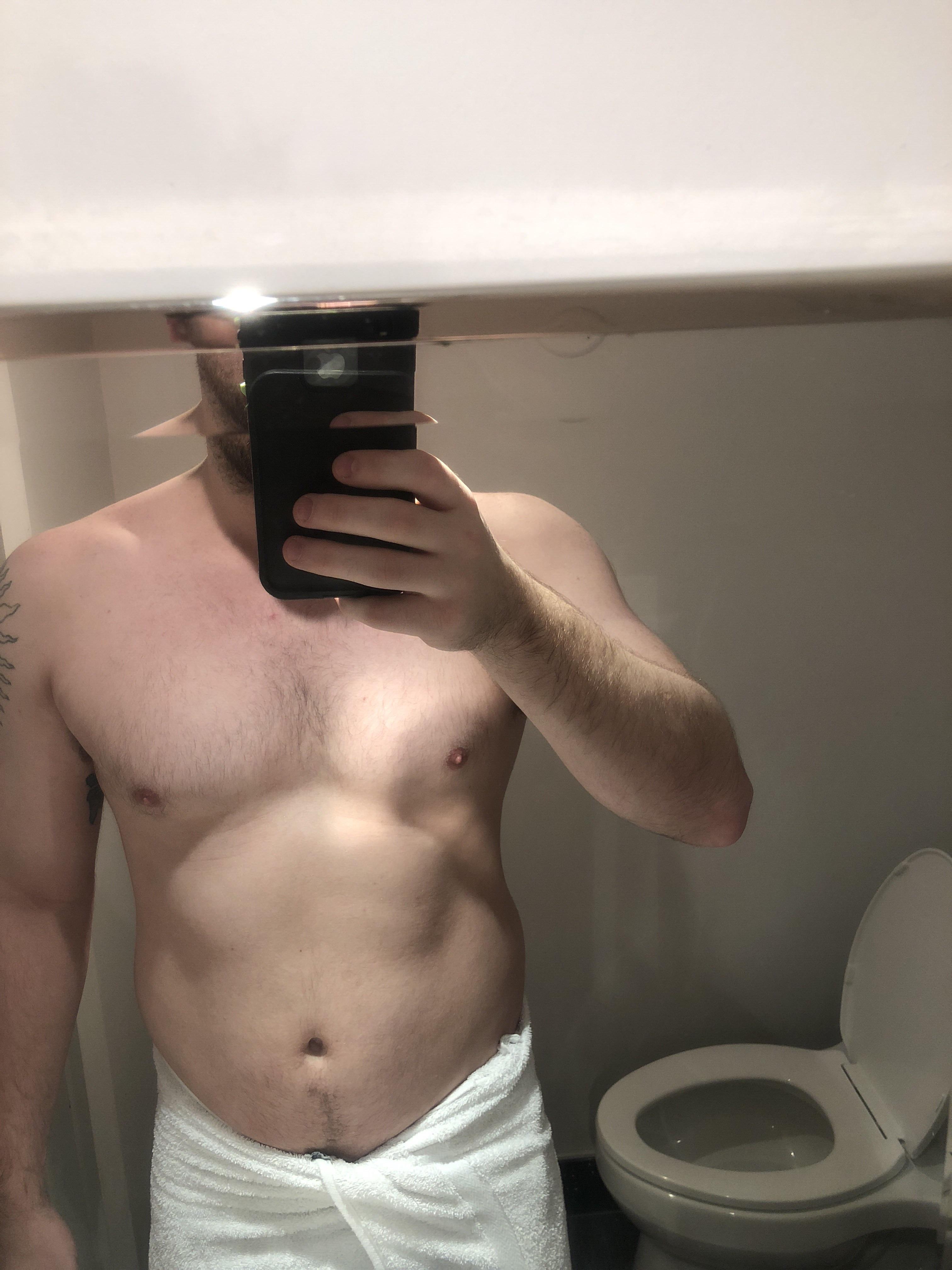 5”11, 205 pounds, 26 years old BulkOrCut