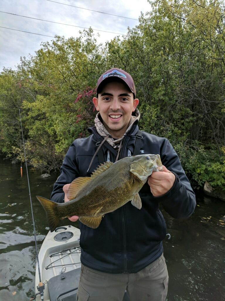 Went smallmouth fishing for the first time. I was on the Otter Tail