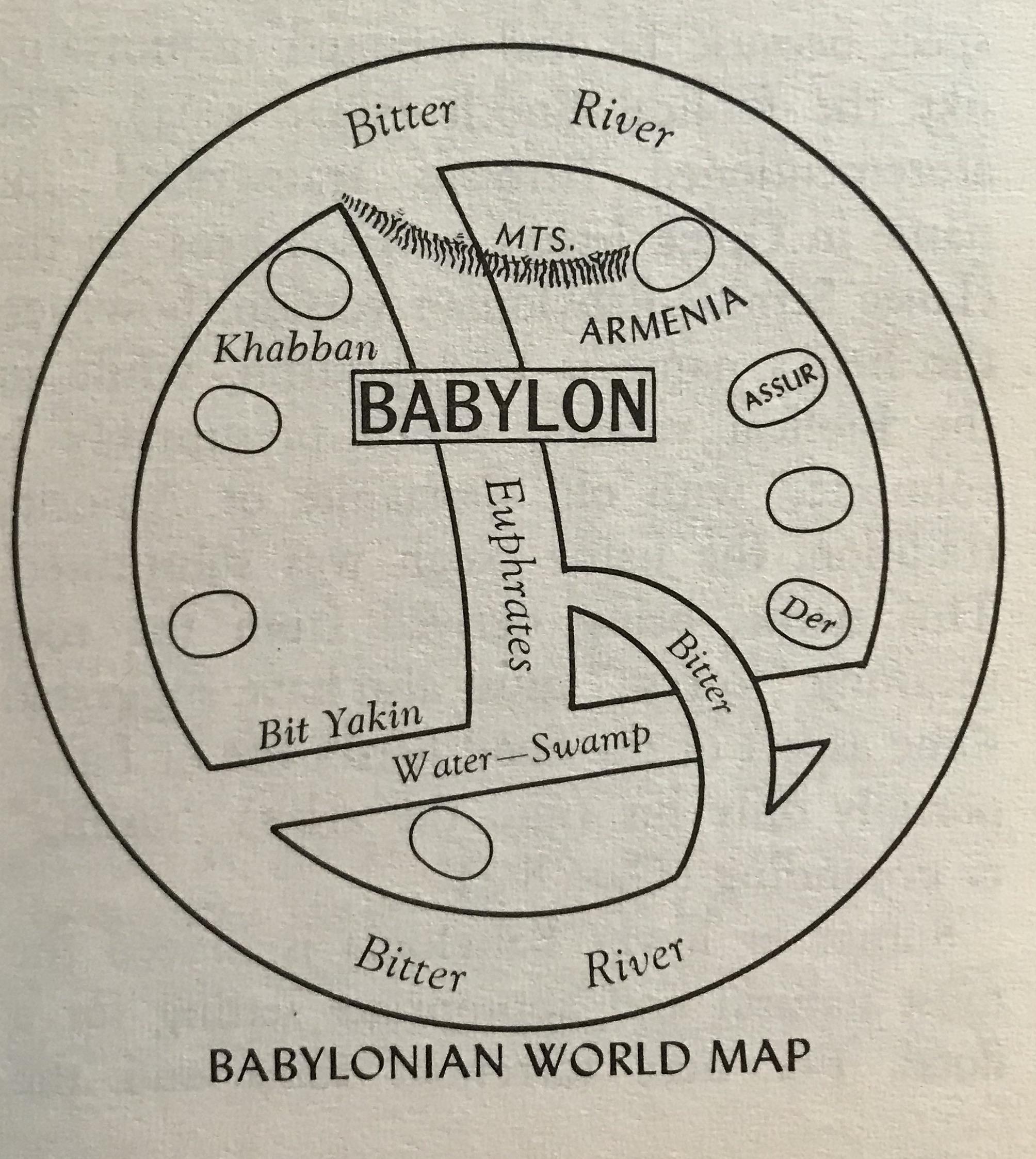 Babylon On World Map