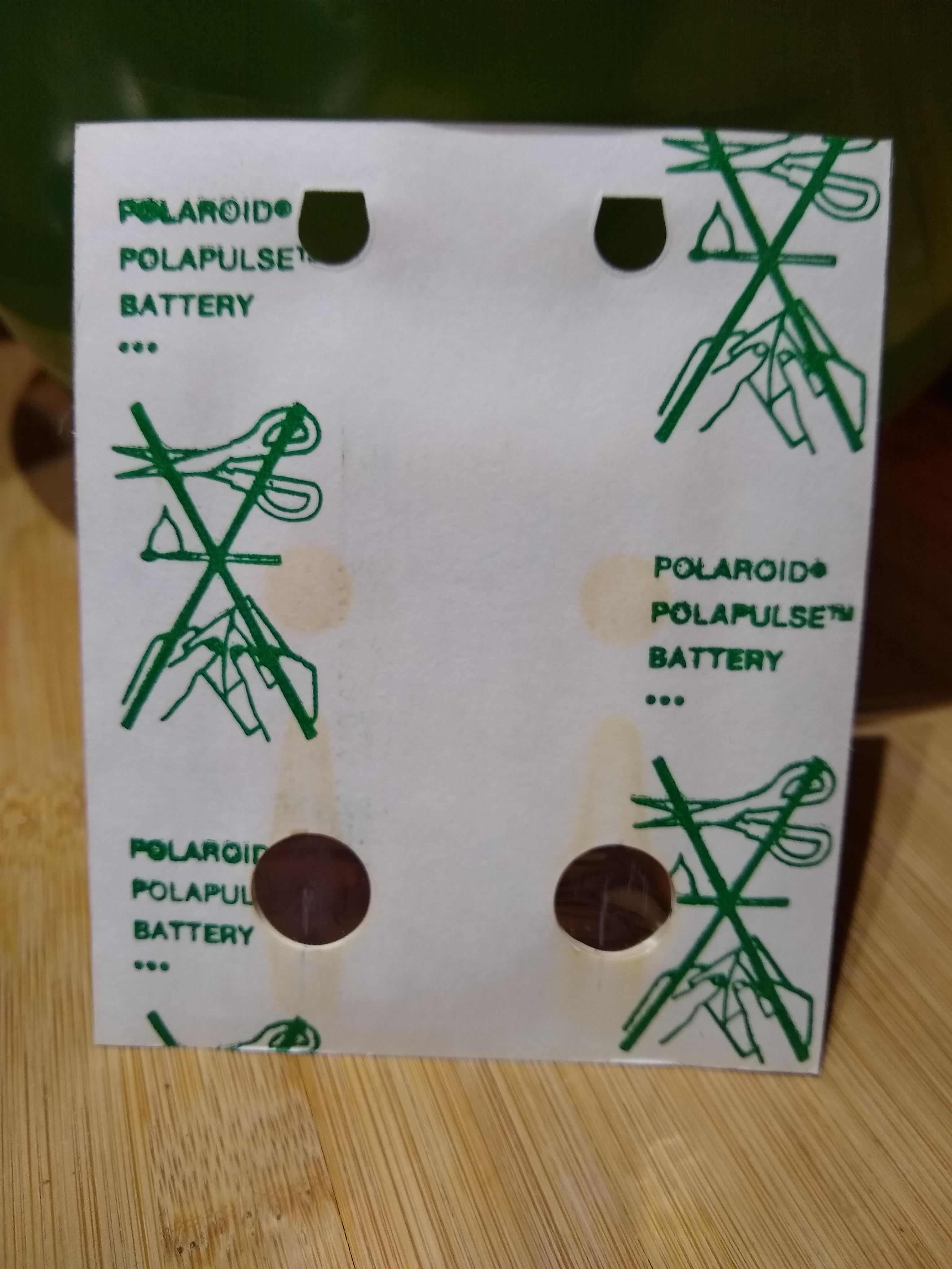 Original Polapulse Battery from a vintage 600 film pack r/Polaroid