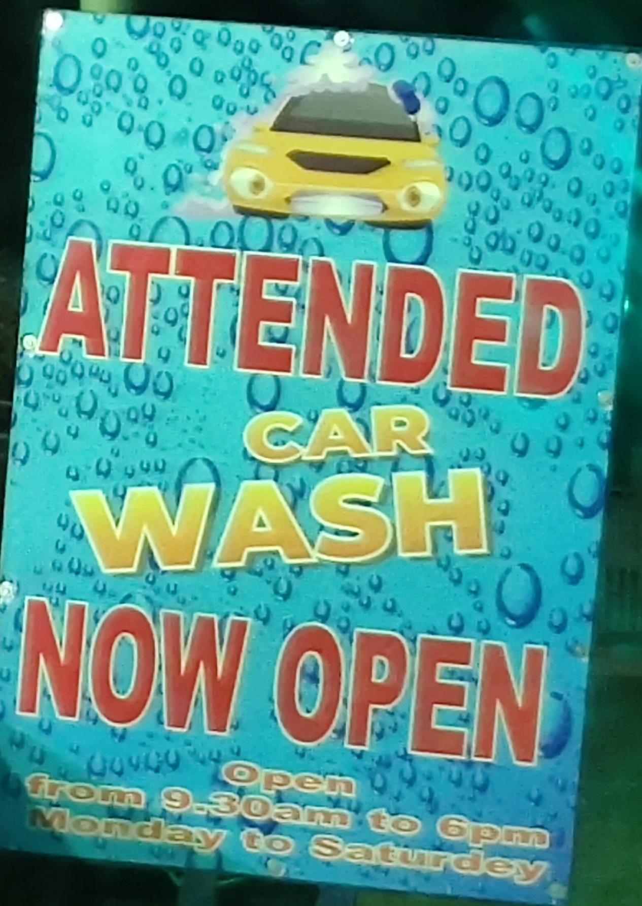I was hoping to get my car washed on Sundey r/engrish