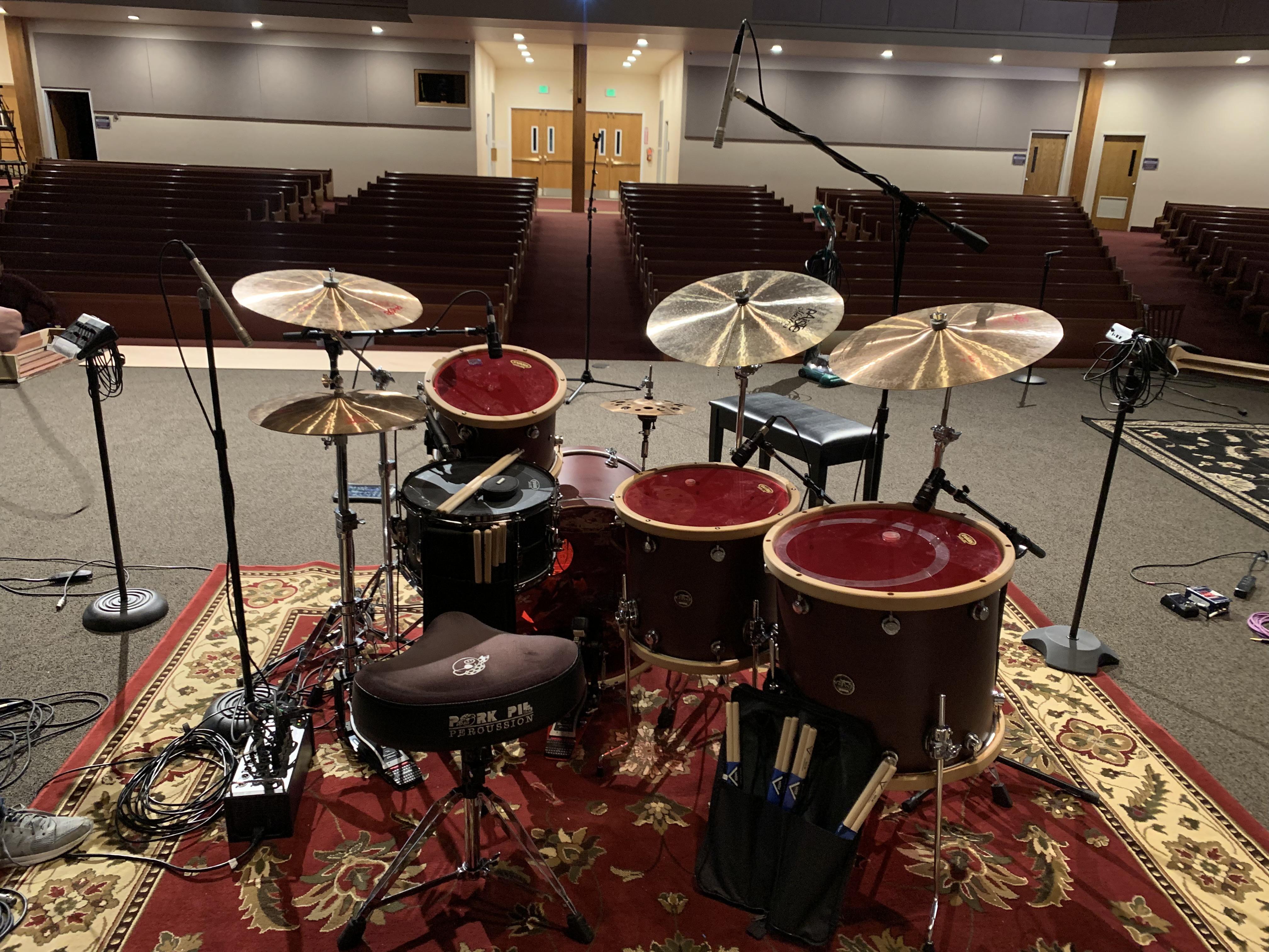 Set up my kit at church for fall kick off and a special event called