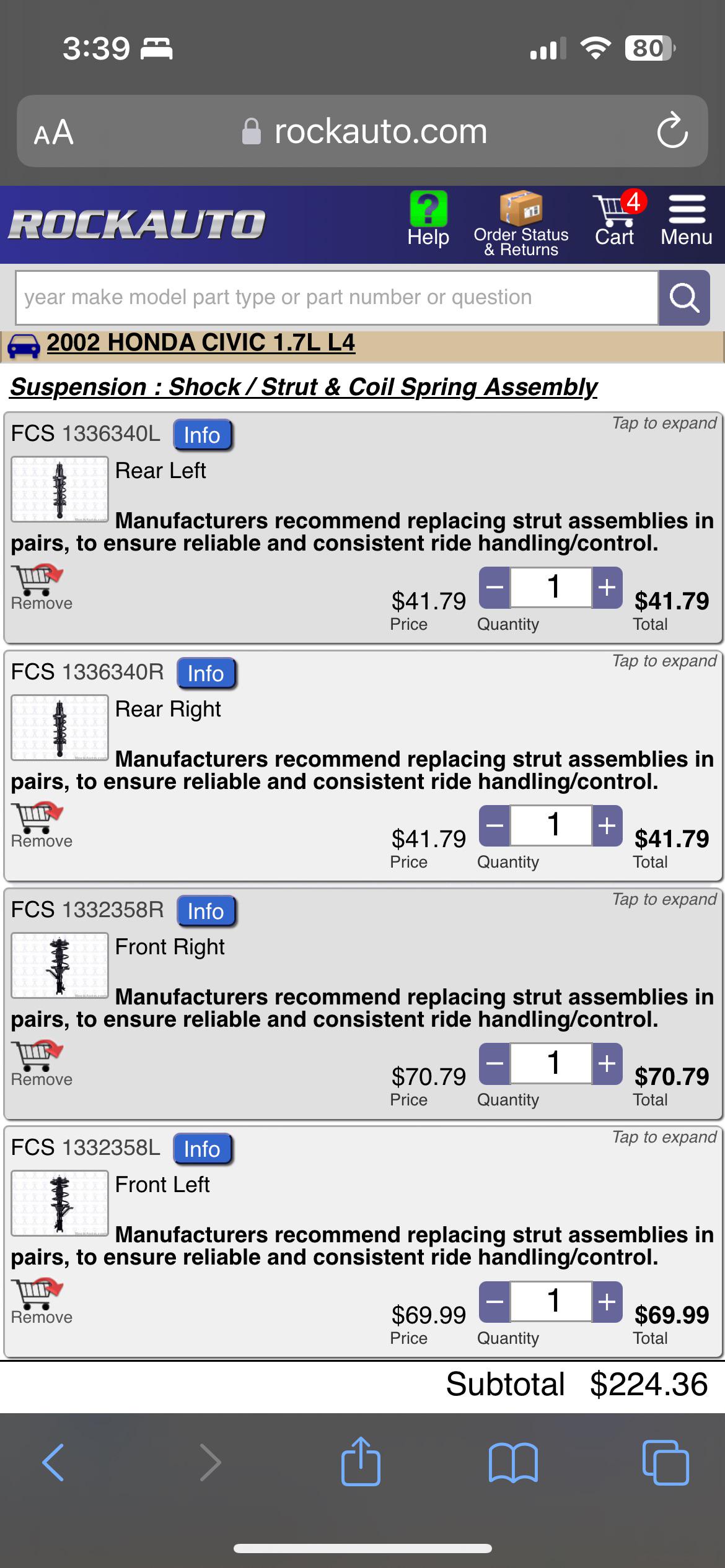 FCS Suspension : r/7thgencivic