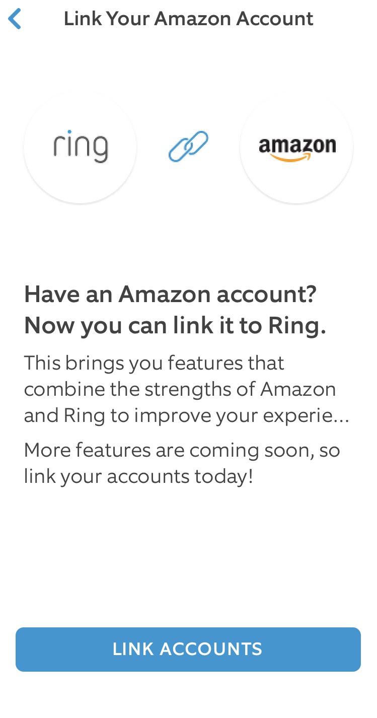 Link Ring to your Amazon account (More featured coming soon) r/Ring