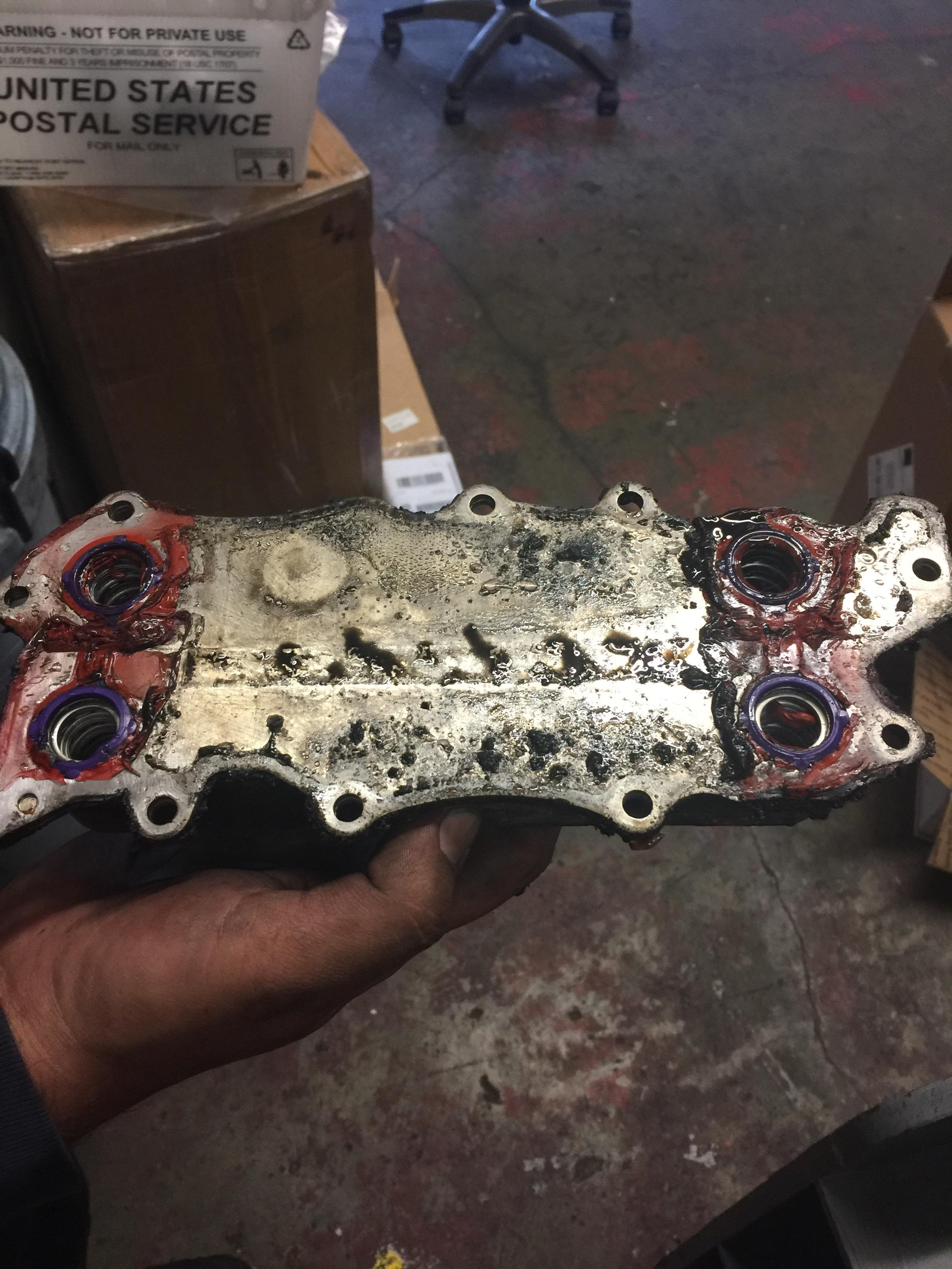 Proper way to do oil cooler gaskets on om642 engine r