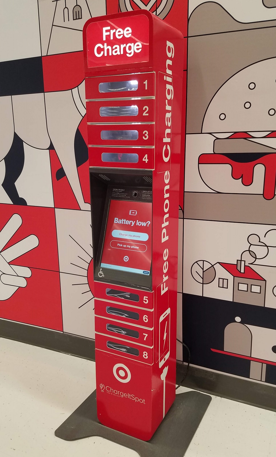 This locker at Target that's a free phone charger r/mildlyinteresting