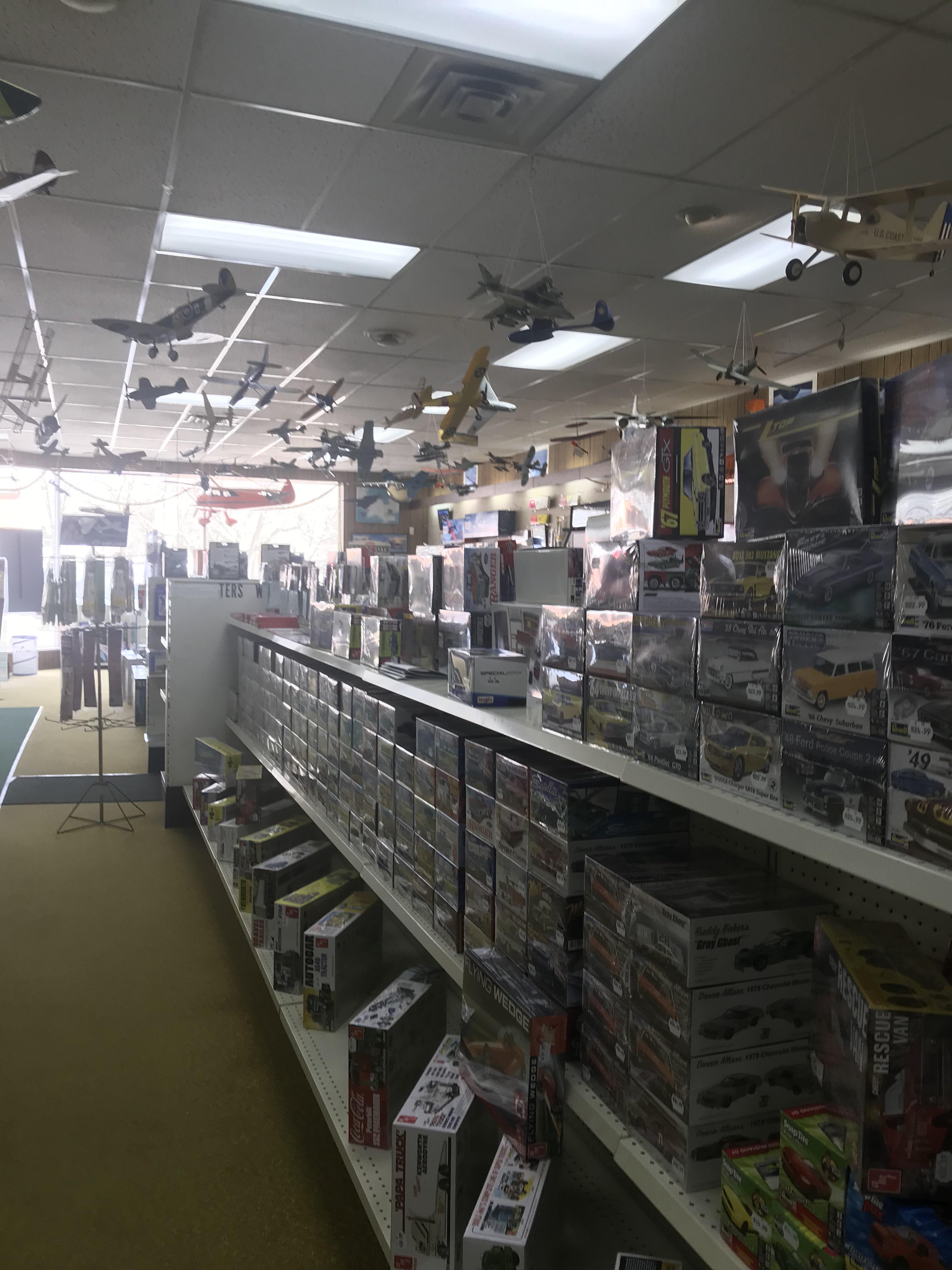 My local model shop, the owner is in his 80s, and has ran the shop on