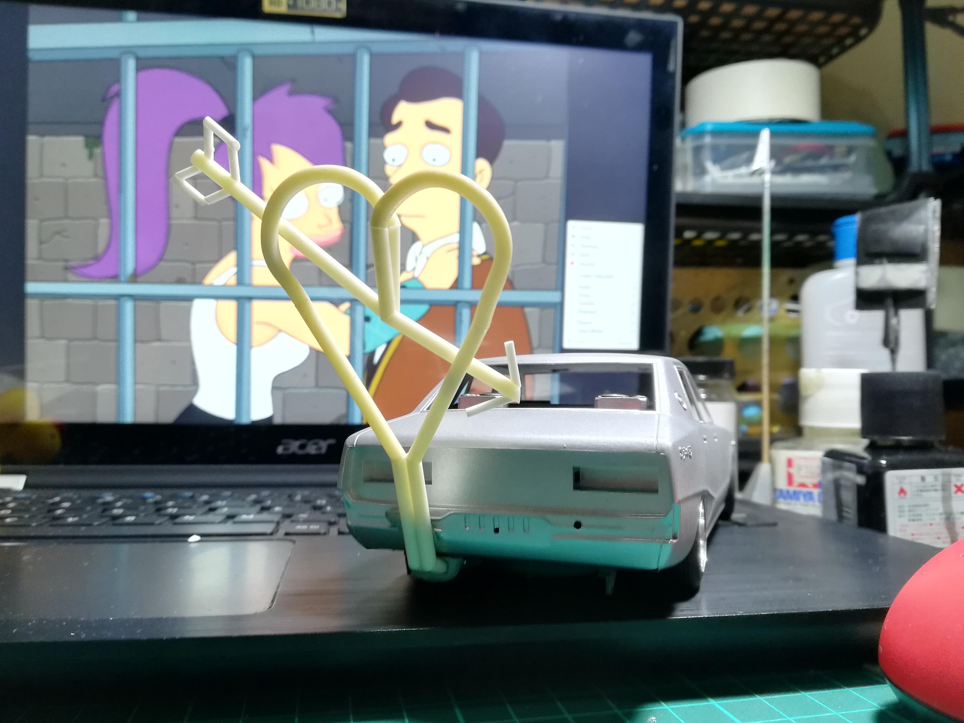 Heart exhaust pipe for my skyline. r/ModelCars