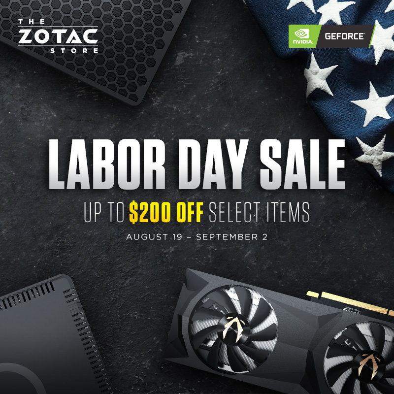The LABOR DAY Sale has started at The ZOTAC STORE! r/ZOTAC