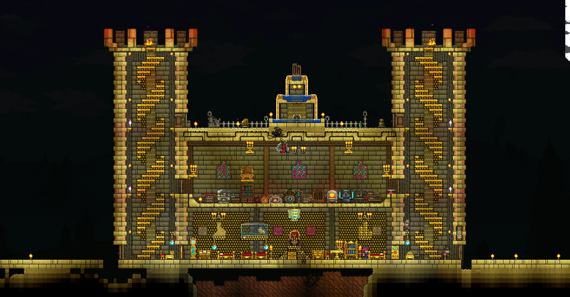 The top part of my sandstone castle now I just need to finish the