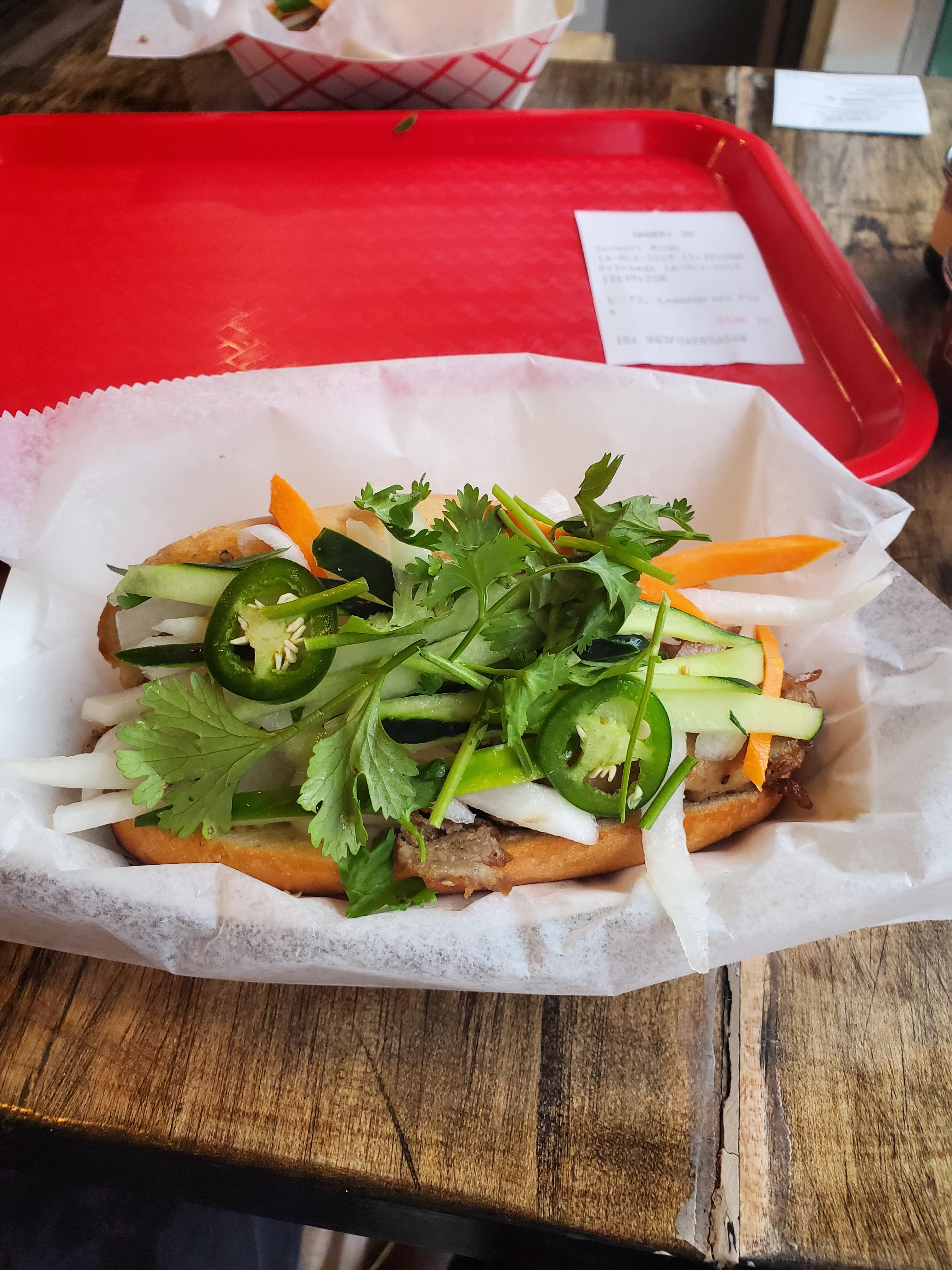 Jury Duty Lunch Adventure Day 5 Lemongrass Pork Banh Mi at Red Boat