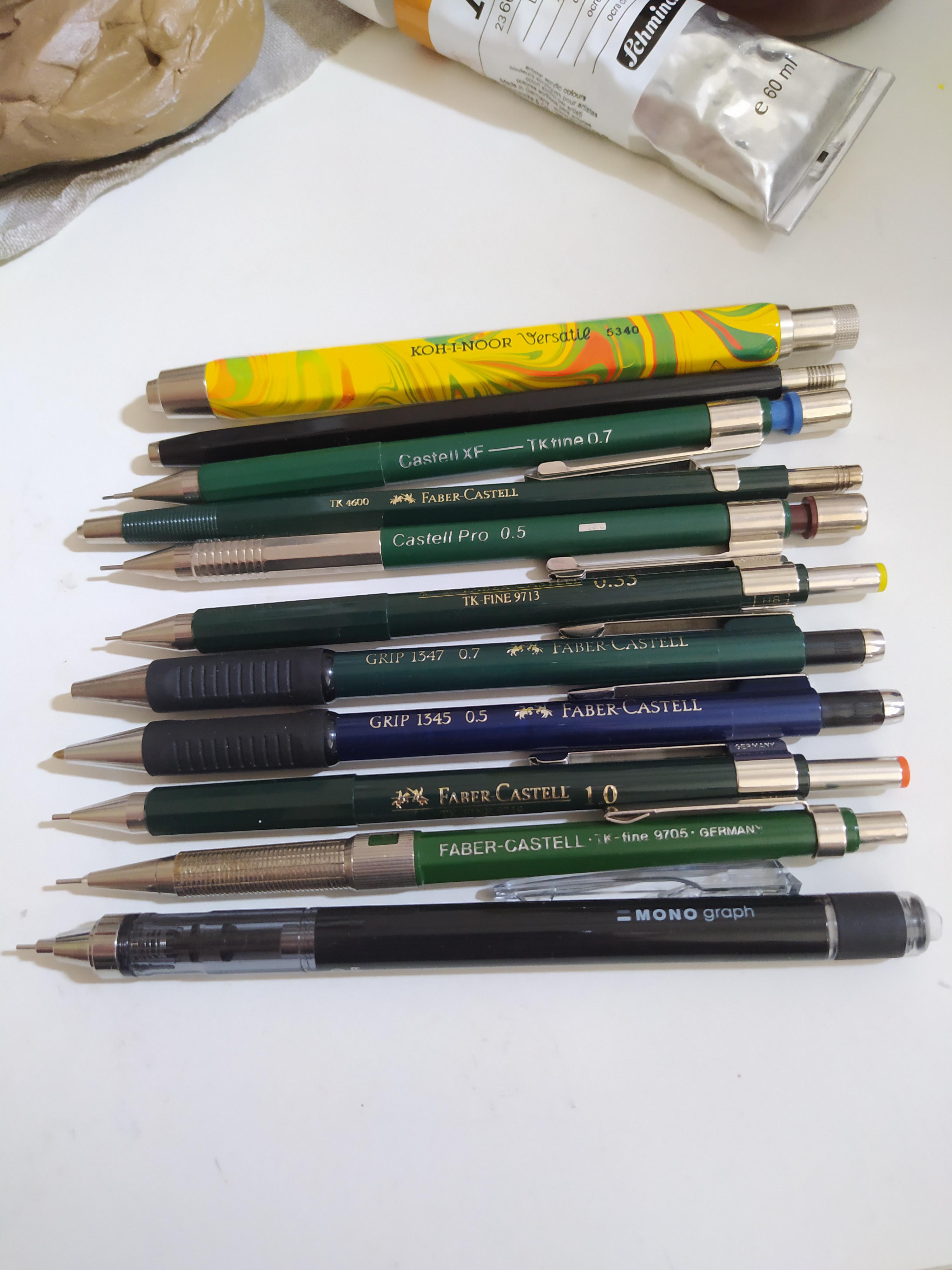 My collection of mechanical and clutch pencils r/mechanicalpencils