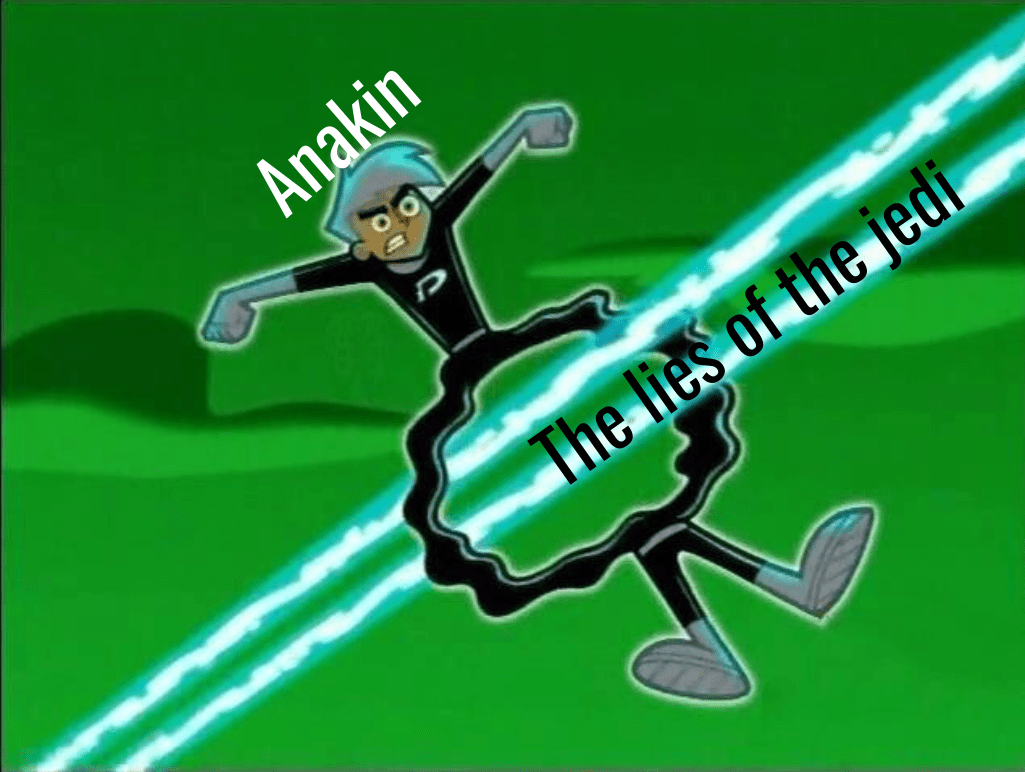 He's a phantom PrequelMemes