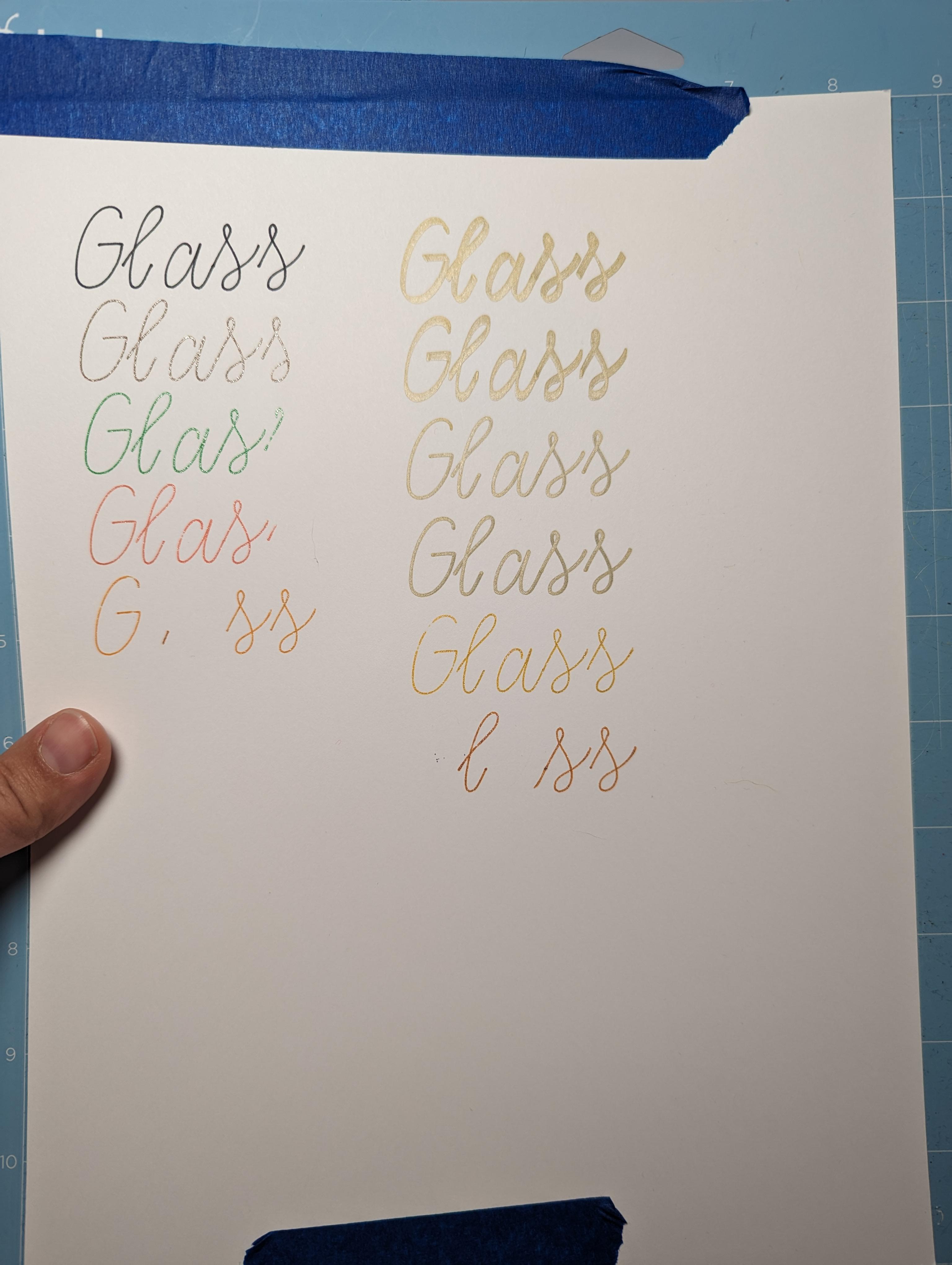 Help with Glitter Gel Pens Skipping r/cricut