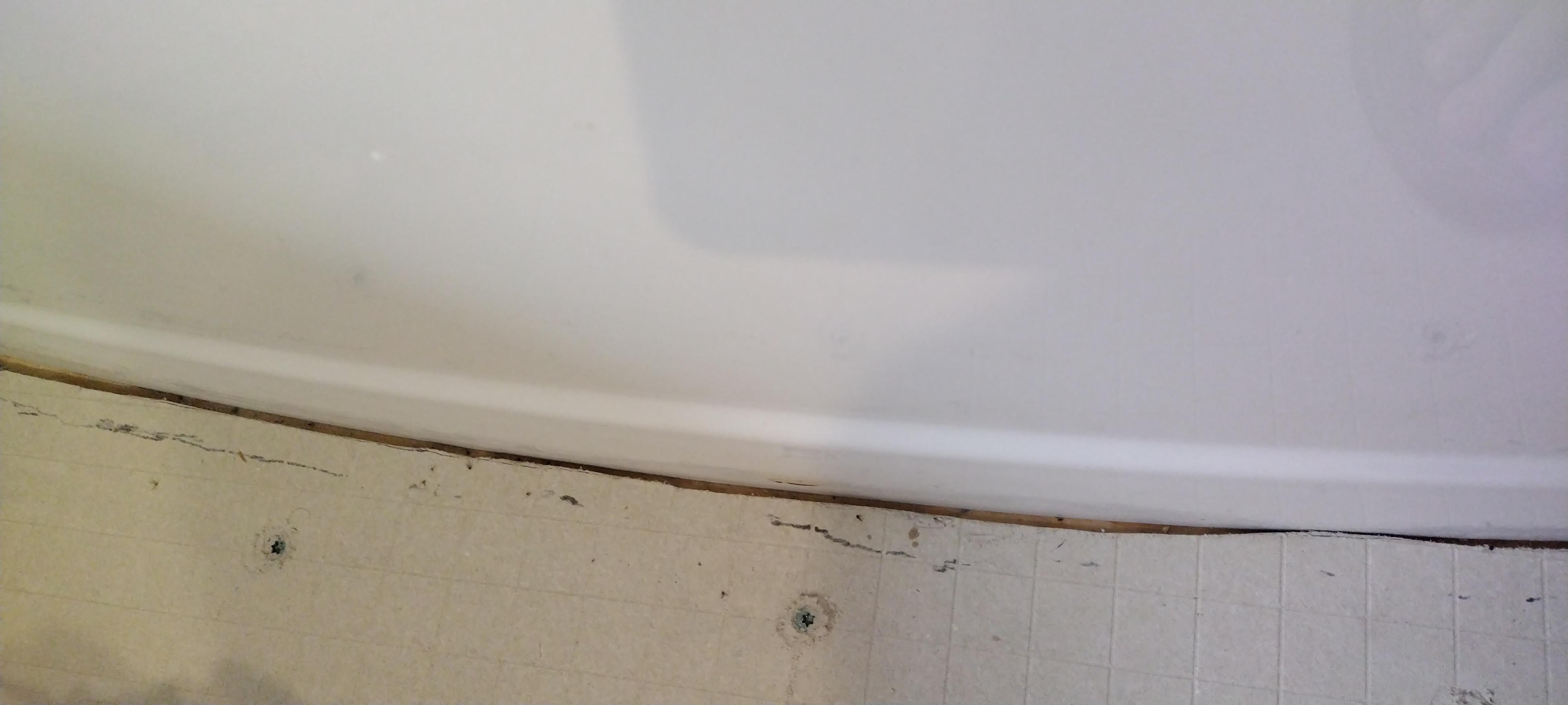 to mortar or not to mortar between tub and hardy backer : r/Tile