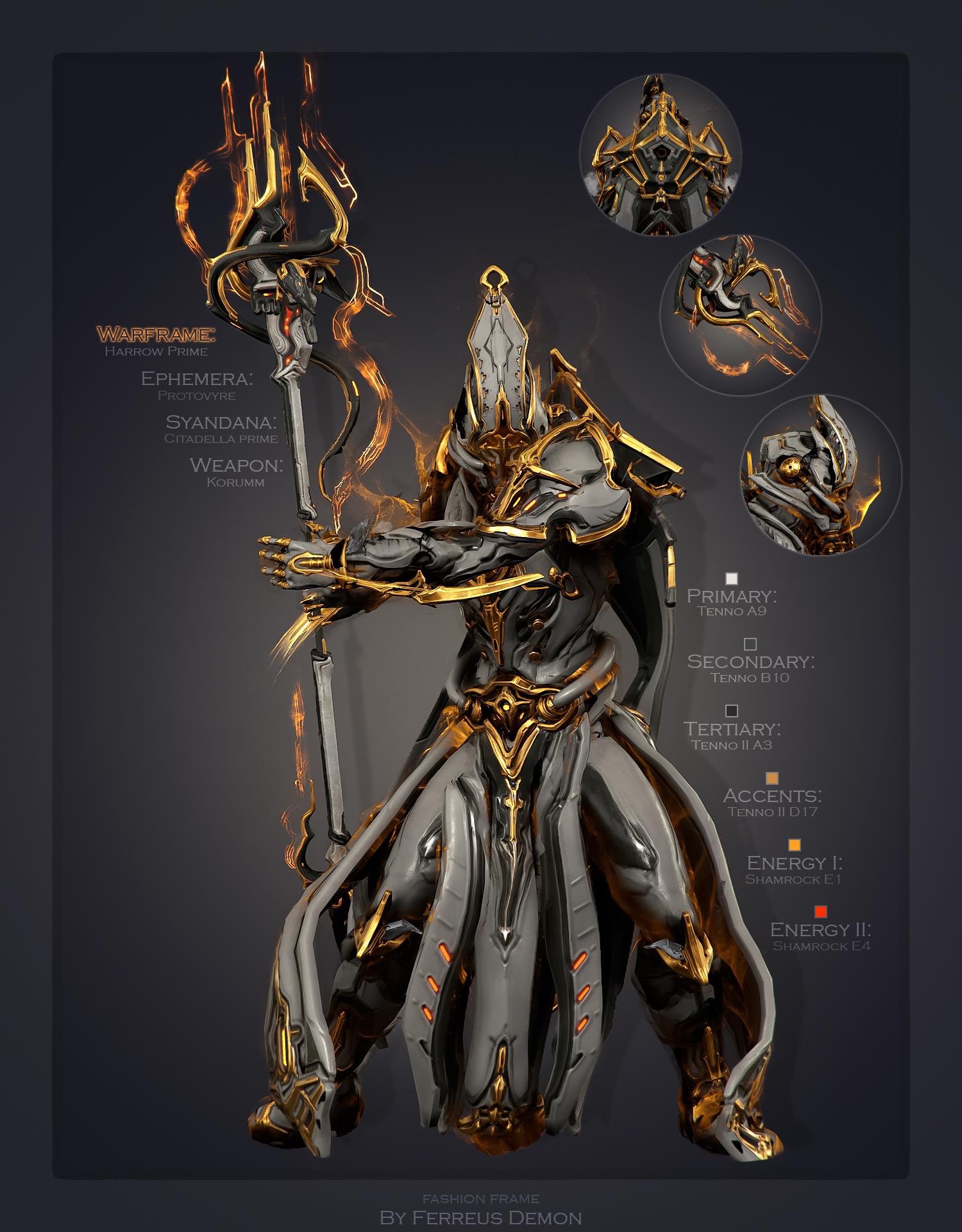 Harrow [warframe harrow] r/WarframeRunway