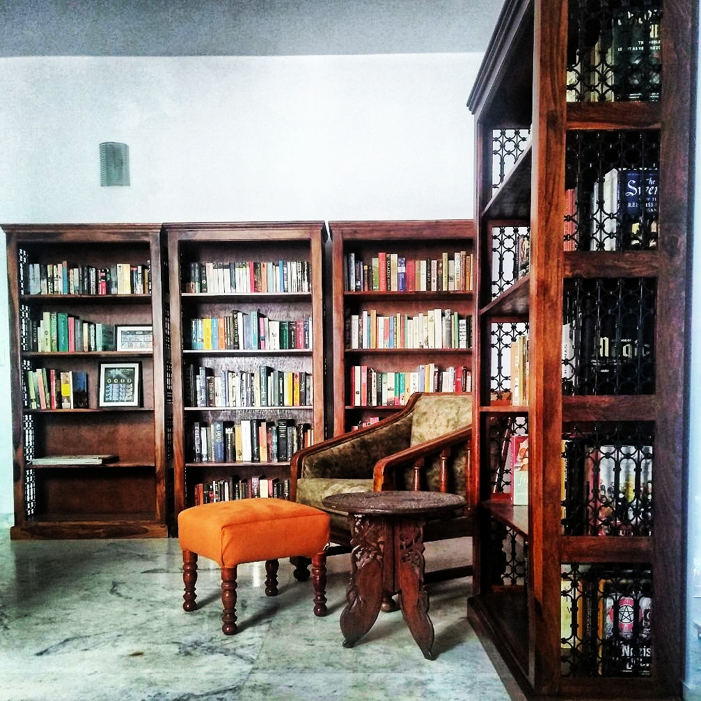 I finally saved the money to set up my own library at home! A place for my books, a place for my