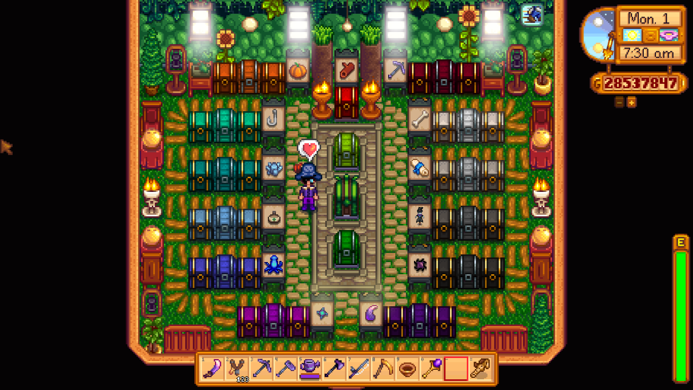 My take on a shed storage room! r/StardewValley