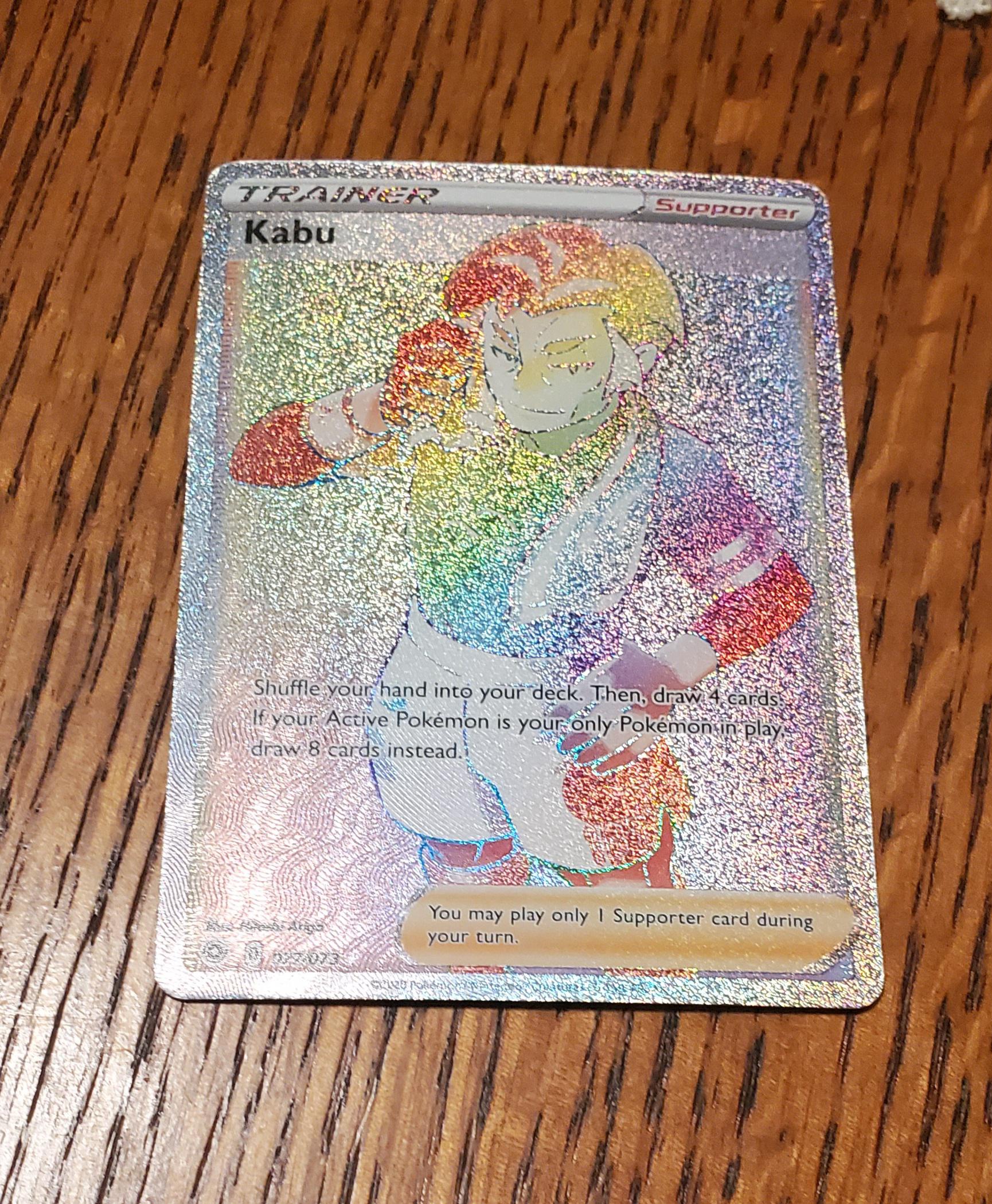 Got my first rainbow rare! The texture id so good! (Kabu, Champions