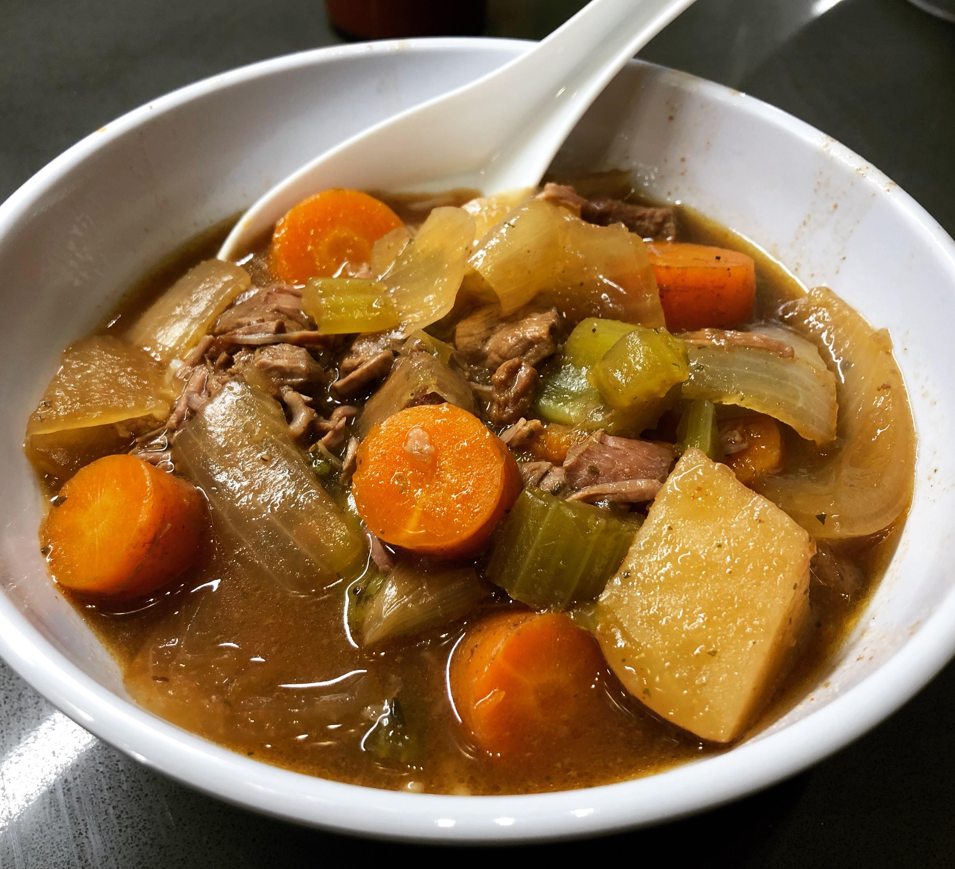 Made beef stew for dinner. Delish! r/slowcooking