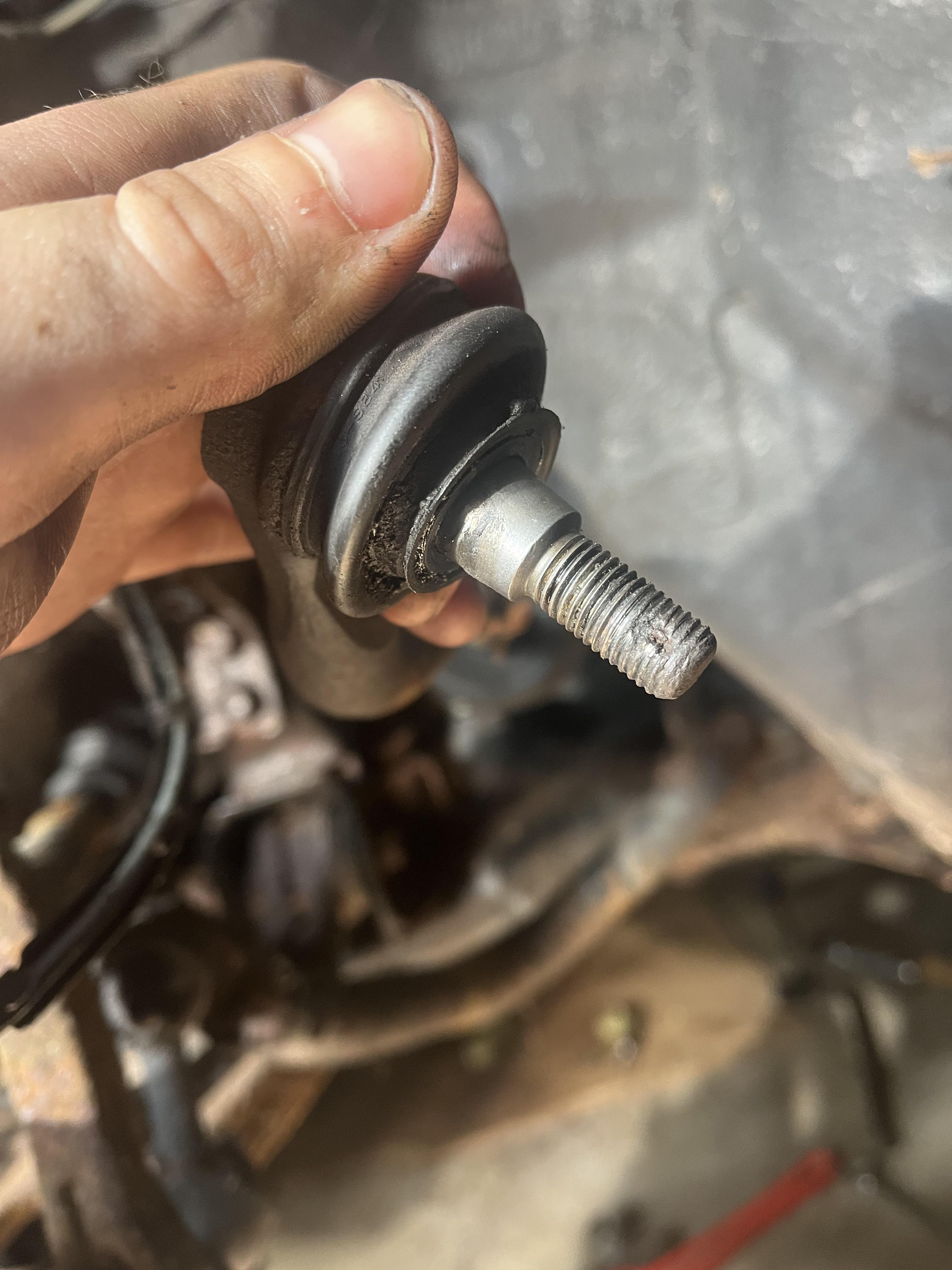 Do I really need a cotter pin in strut arm? Cotter pin will not come