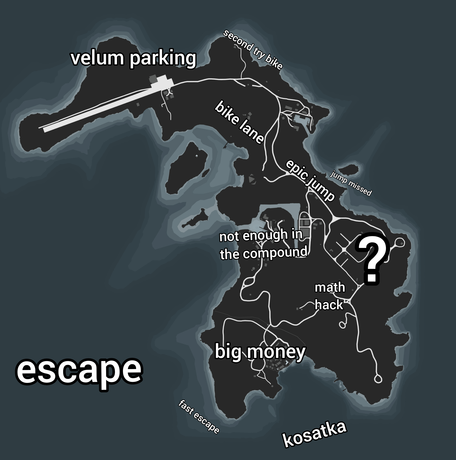 How a grinder sees Cayo Perico.