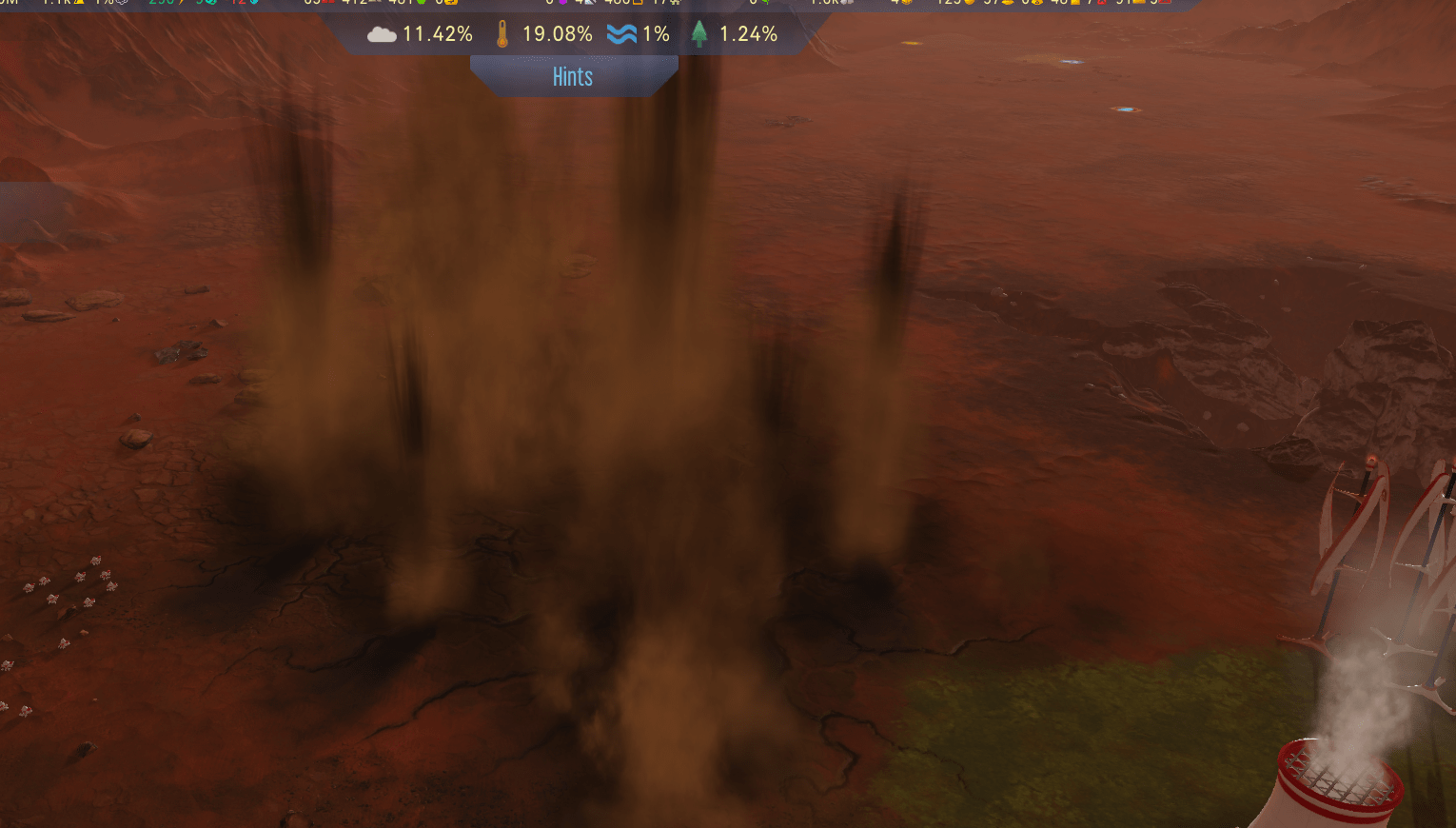 does anyone know what this dust geyser thing is? tried to search for it