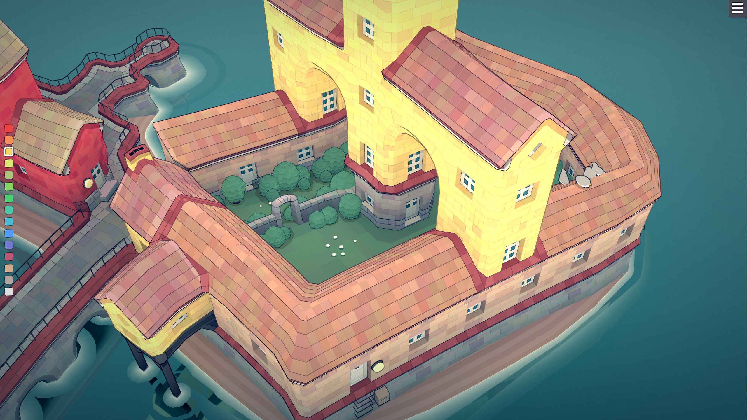 Little garden gate update Townscaper
