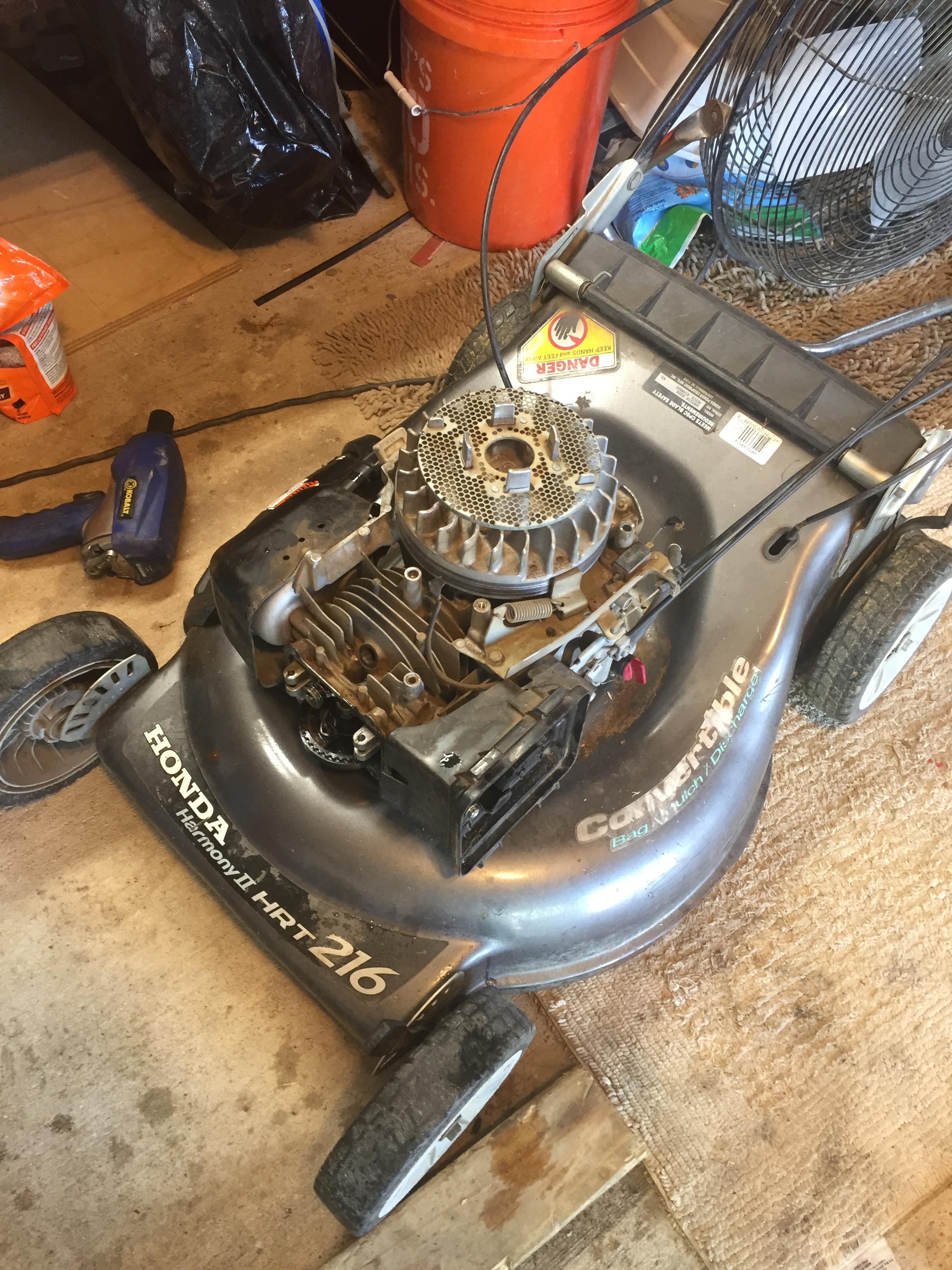 Didn't quite last forever. Our Honda HRT216 S3DA mower, after 20 years