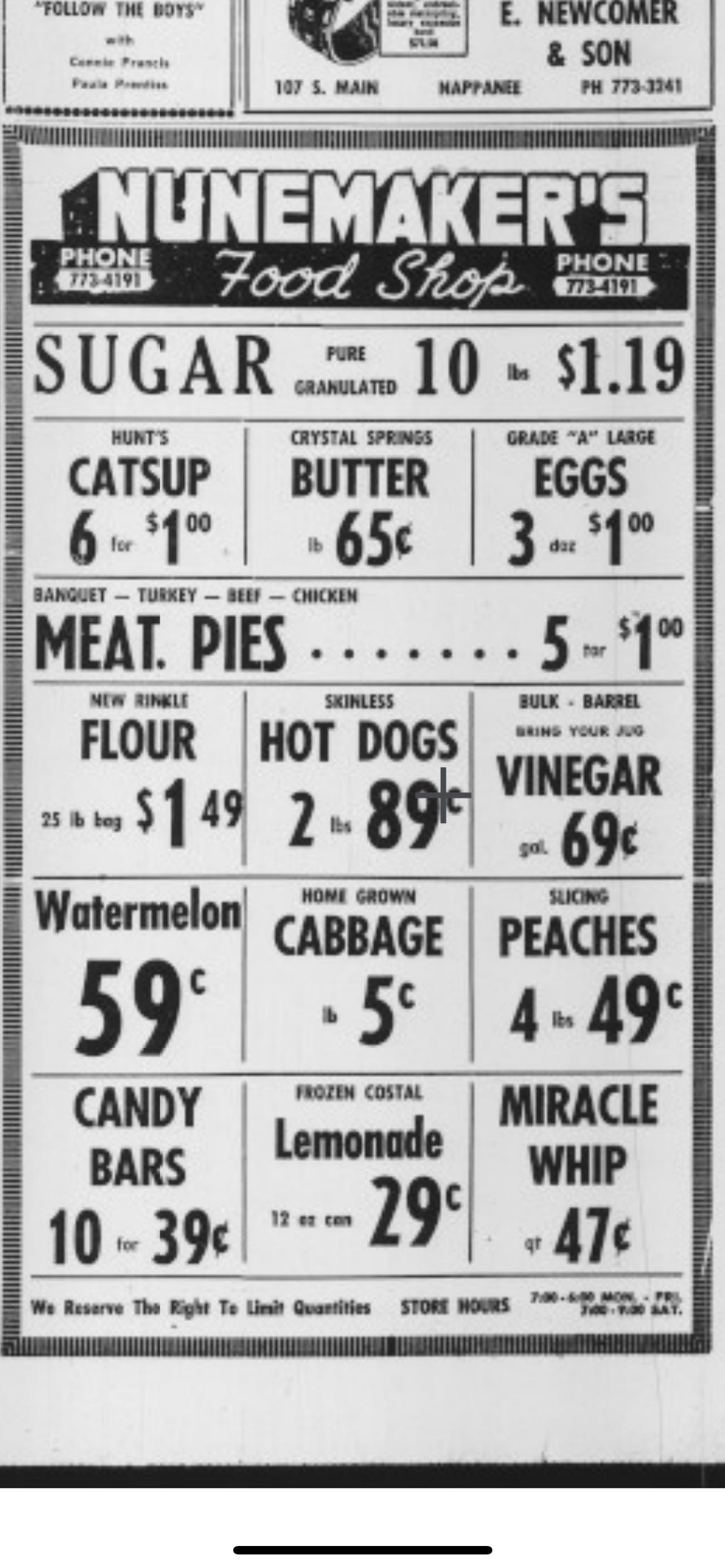 August 1963 grocery prices mildlyinteresting