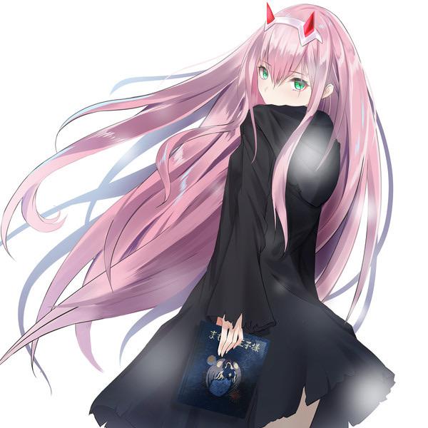 Zero Two in a Winter Coat Happy Zero Twosday Darlings