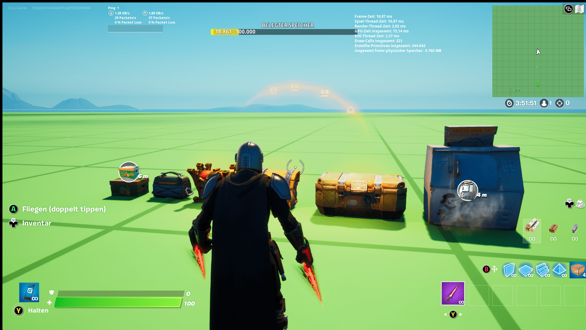 Both the freezer chest and the produce box can now be found in the