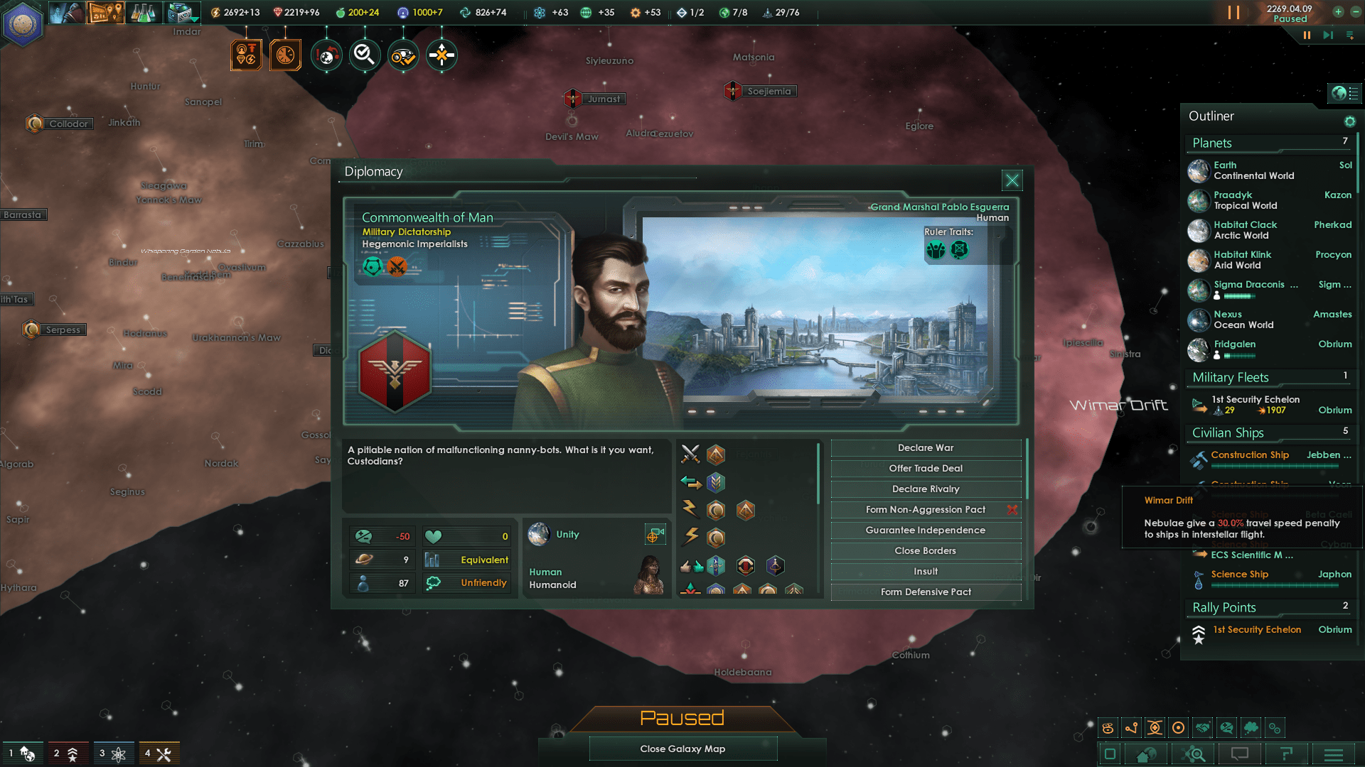 CREATOR UNITS DISCOVERED OUTSIDE OF DESIGNATED SAFE ZONES Stellaris