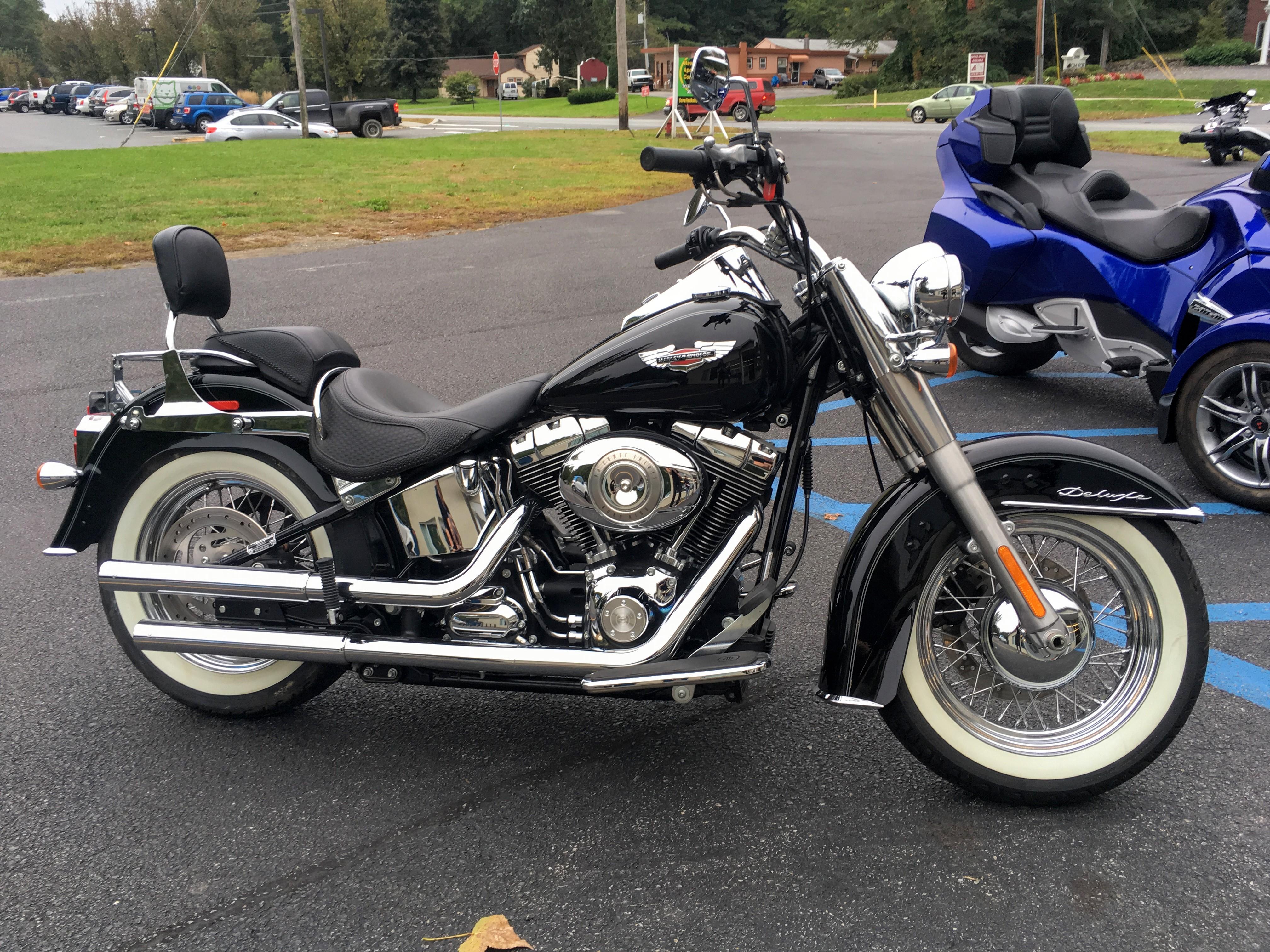 First Harley ever. 2010 Softail Deluxe. 1600 original miles. I'm in