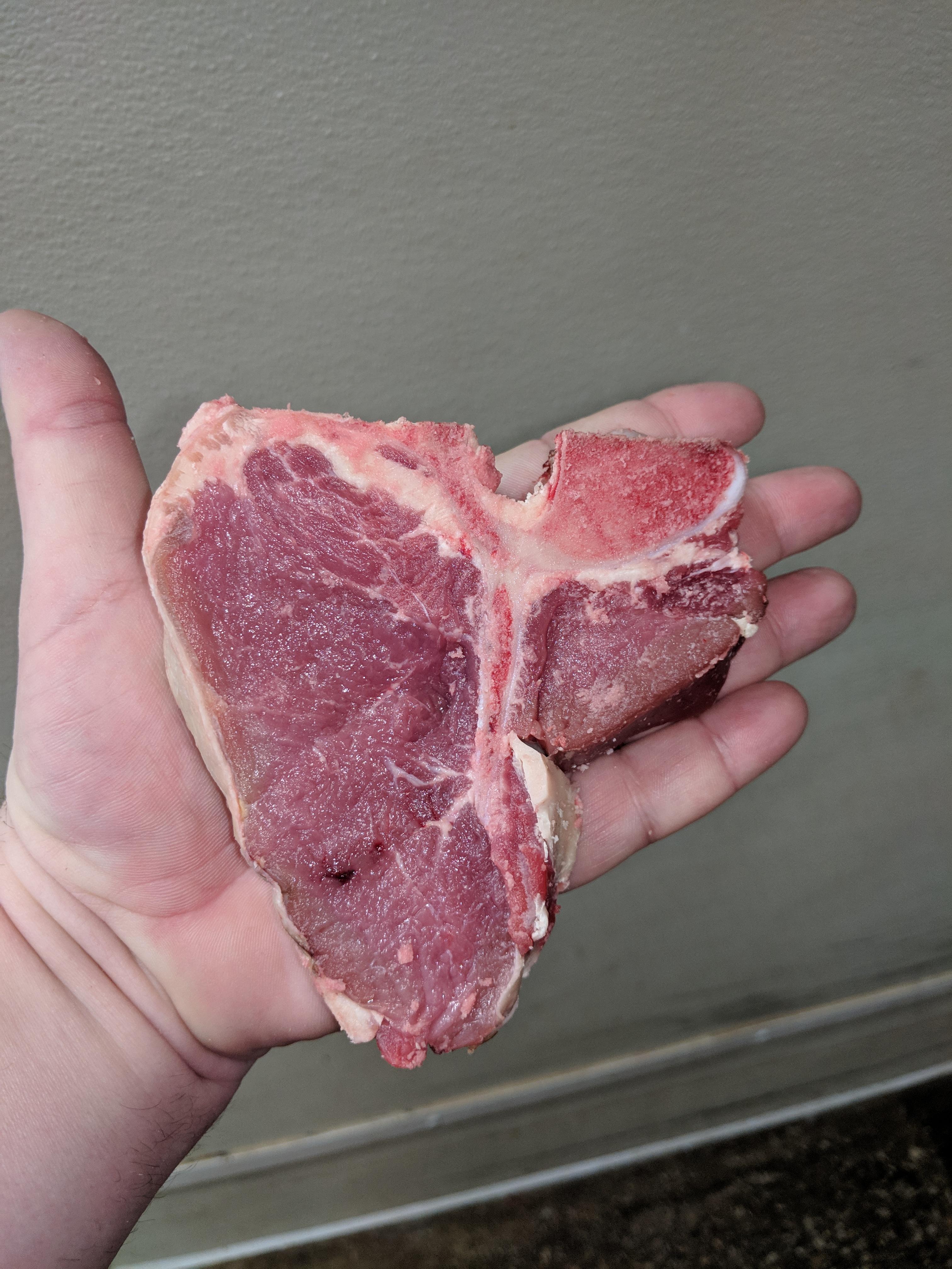 Had a customer bring a "dwarf" beef in to the locker. 274 hanging