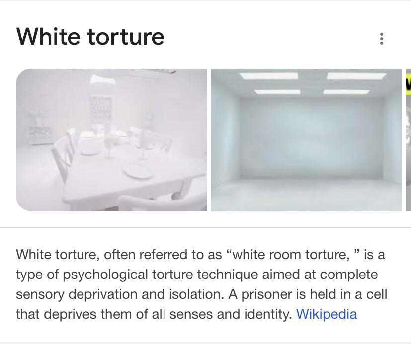Just found out that White Room in Real Life is a torture room r/ClassroomOfTheElite