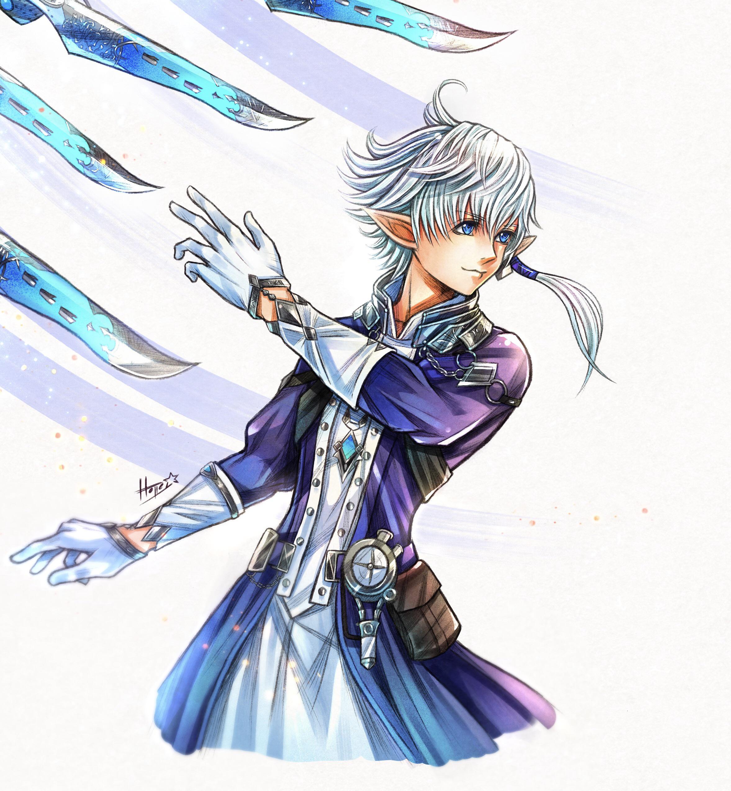 Alphinaud from Endwalker (Art by me) ffxiv