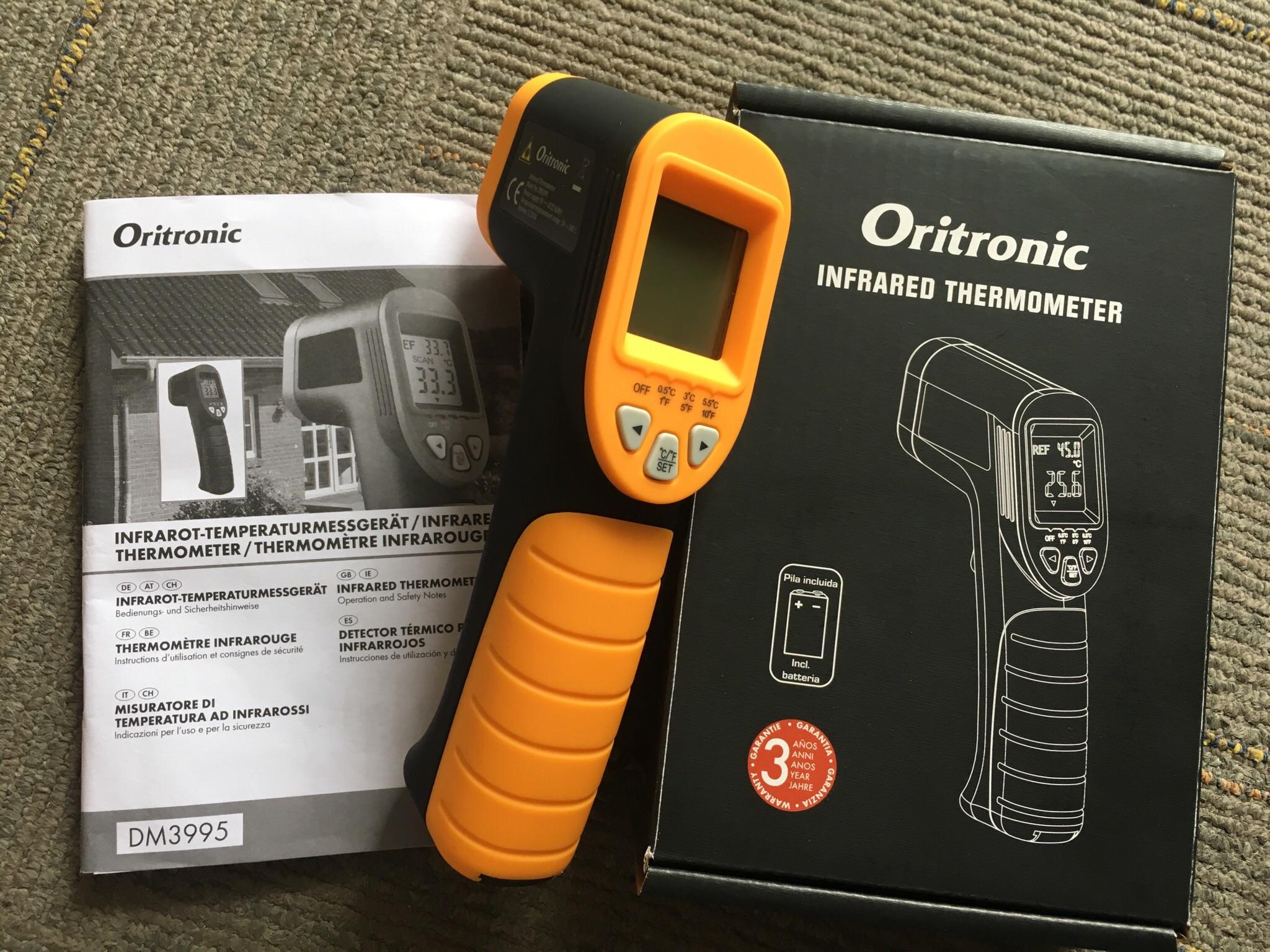 I bought an infrared thermometer for my fish tank, hope it will work as