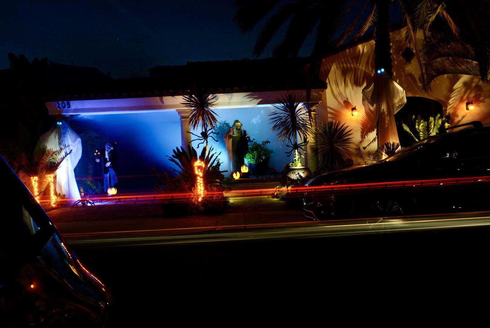 Halloween decorations in Belmont Shore. Any other good spots worth