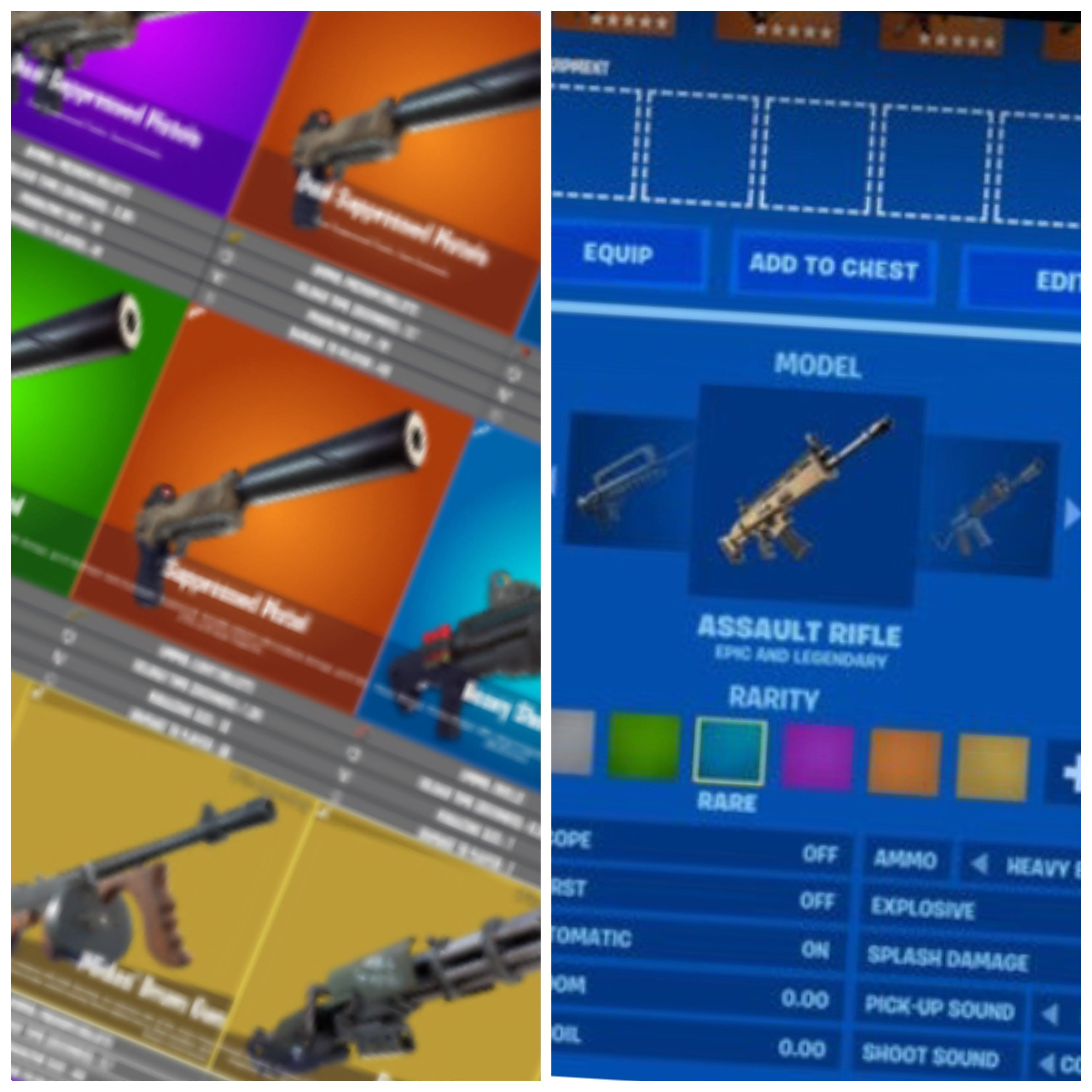 My theory about the mythic guns not being in creative and other spy