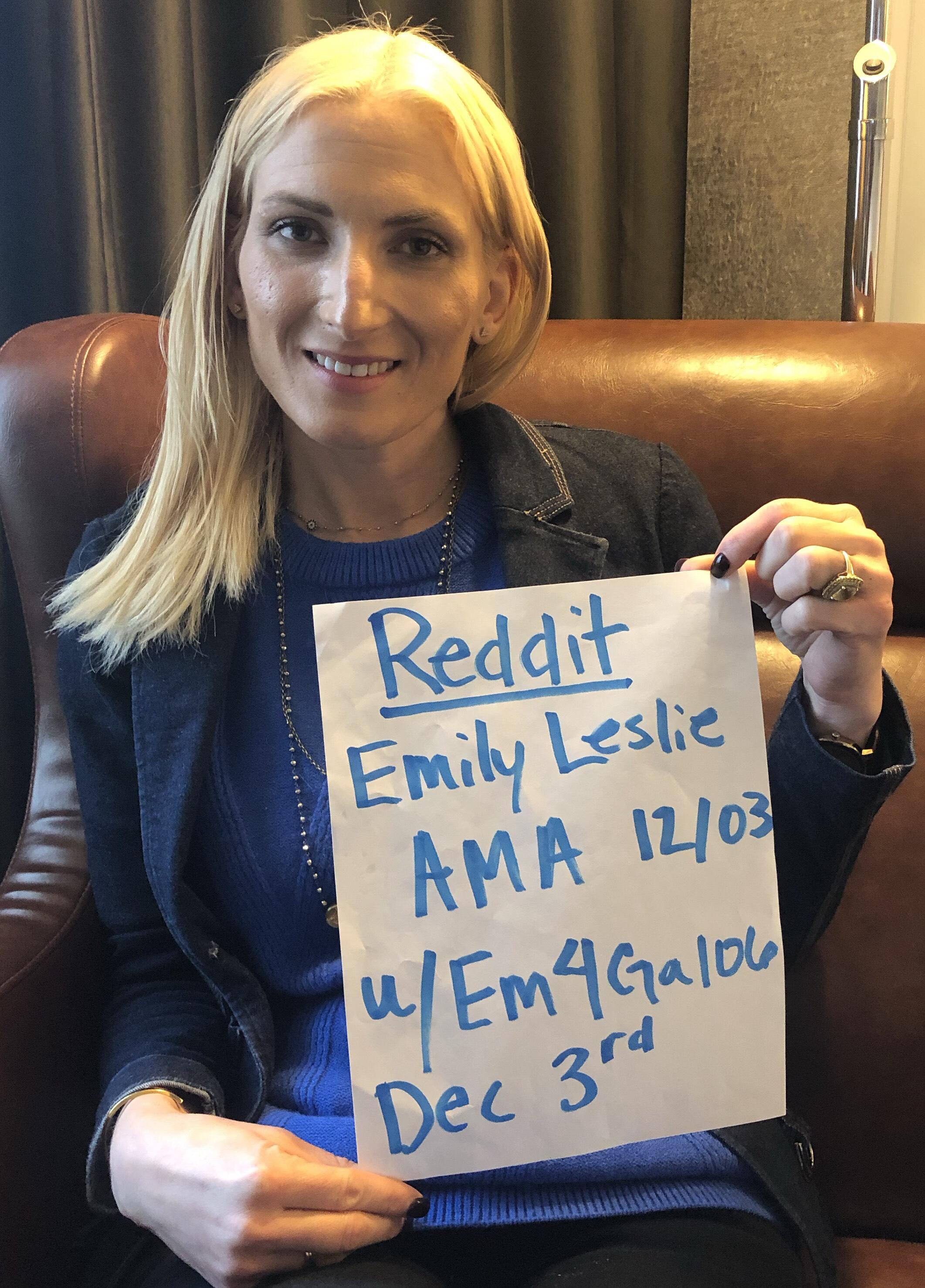 My name is Emily Leslie and I’m the Democratic Candidate running for
