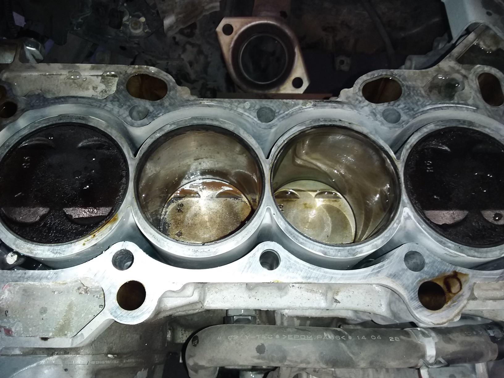 2014 Honda CR-V: water pump somehow sent coolant into the intake
