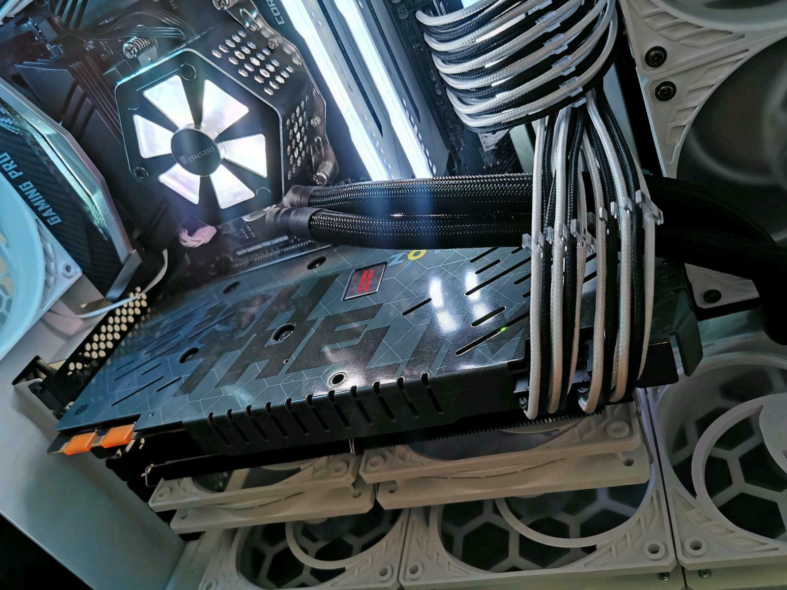 I am looking for a (best in white) custom backplate (best with RGB) for