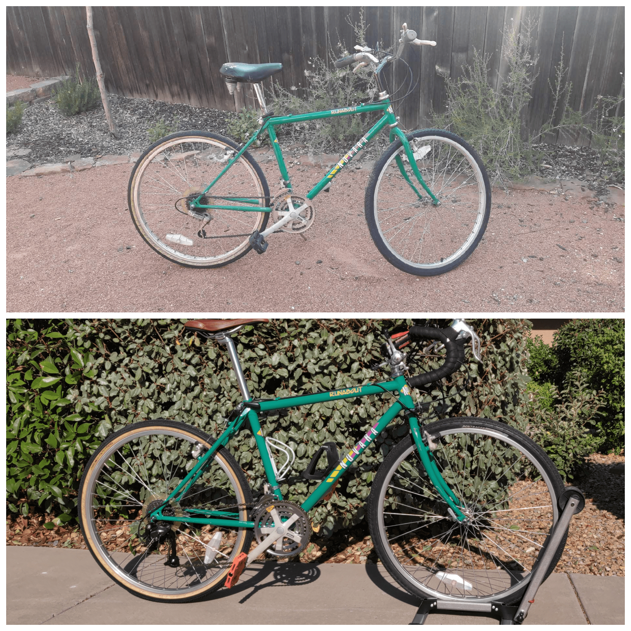 My new and first flat to drops conversion ! Almost all drivetrain parts