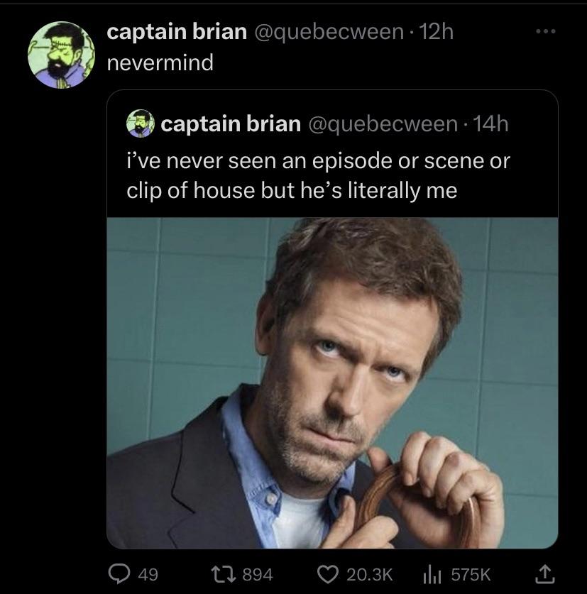 I don’t want to be like Dr House. r/HouseMD