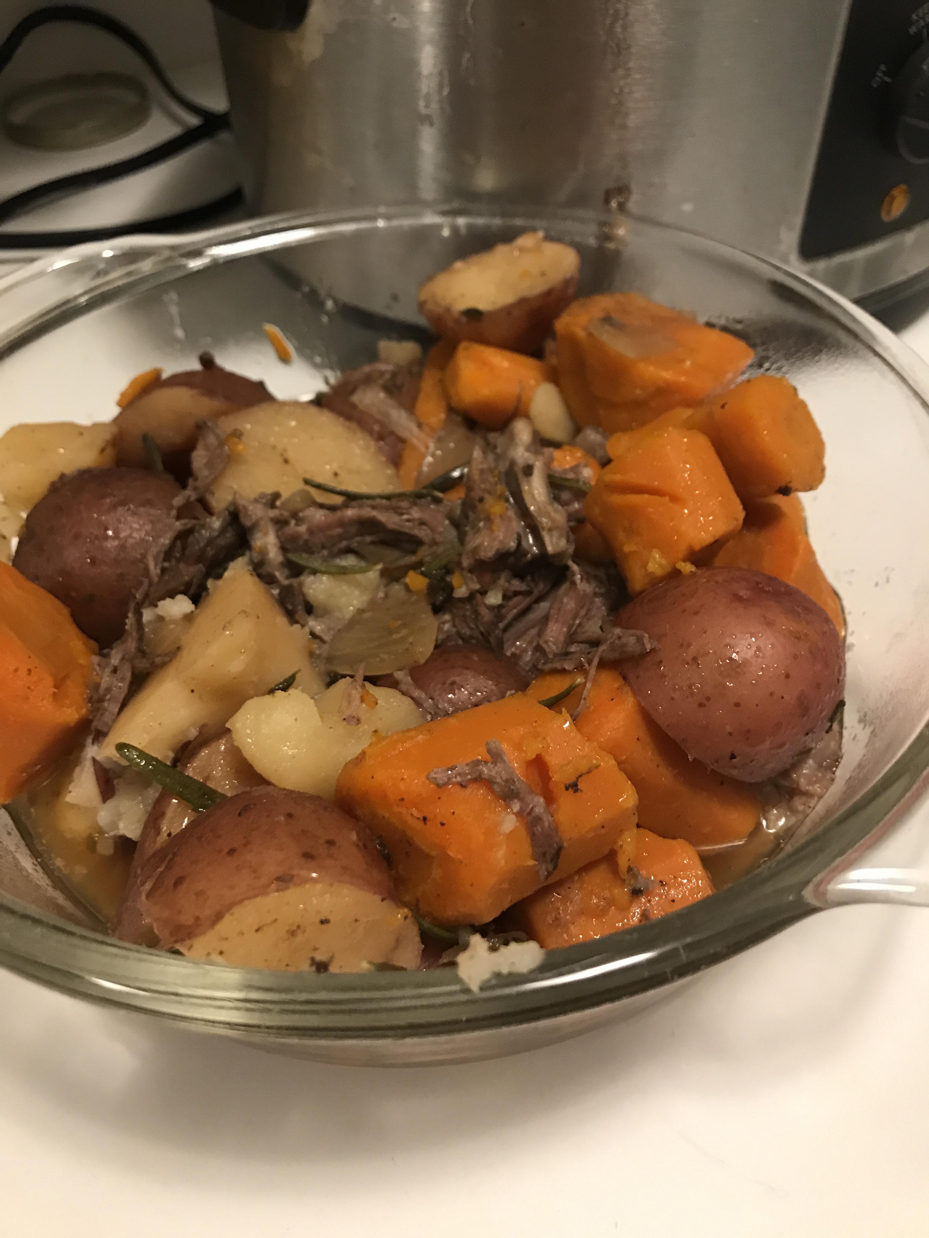 First Pot Roast of the season. r/slowcooking
