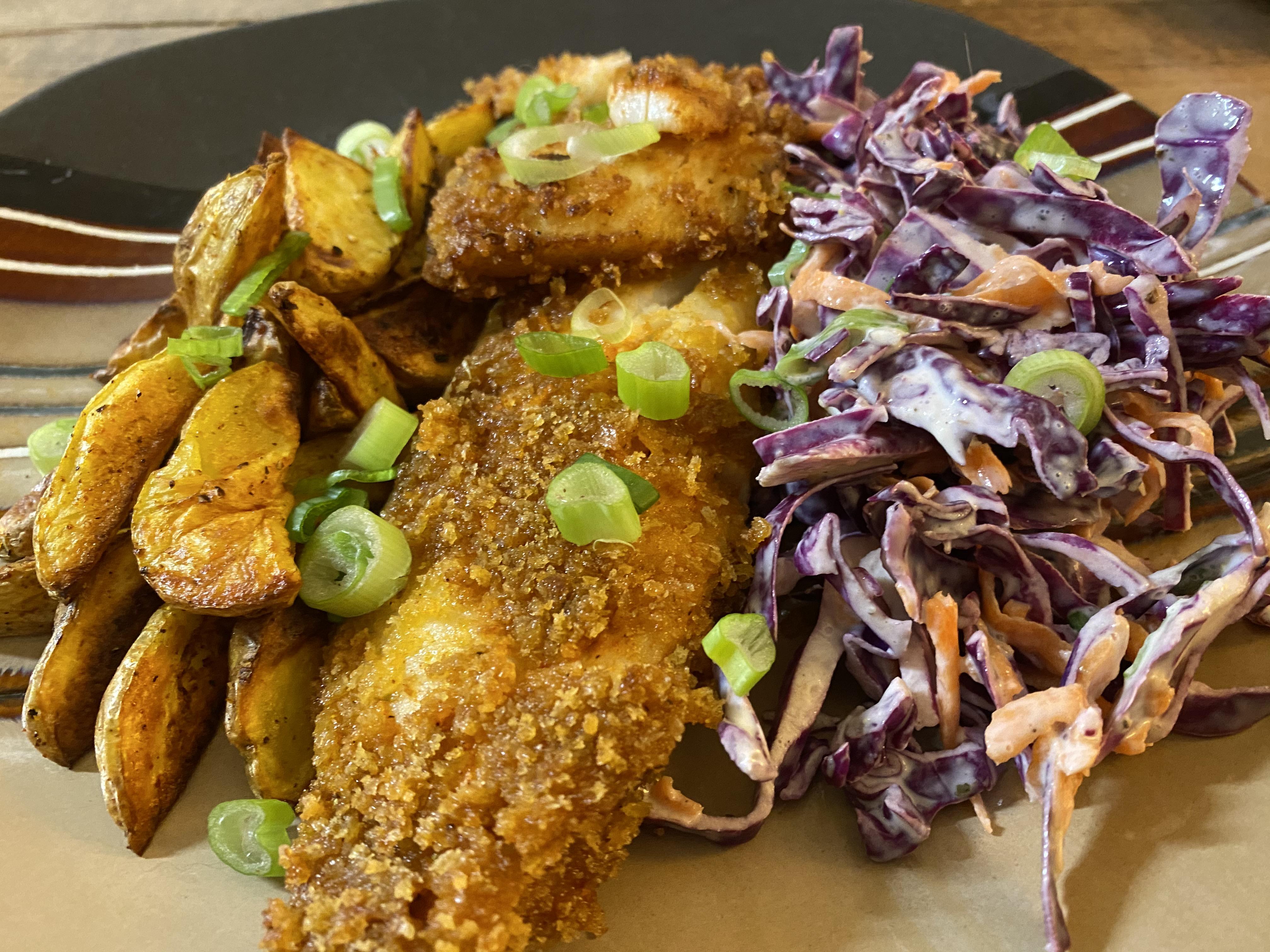 [Homemade] Fried Tilapia r/food