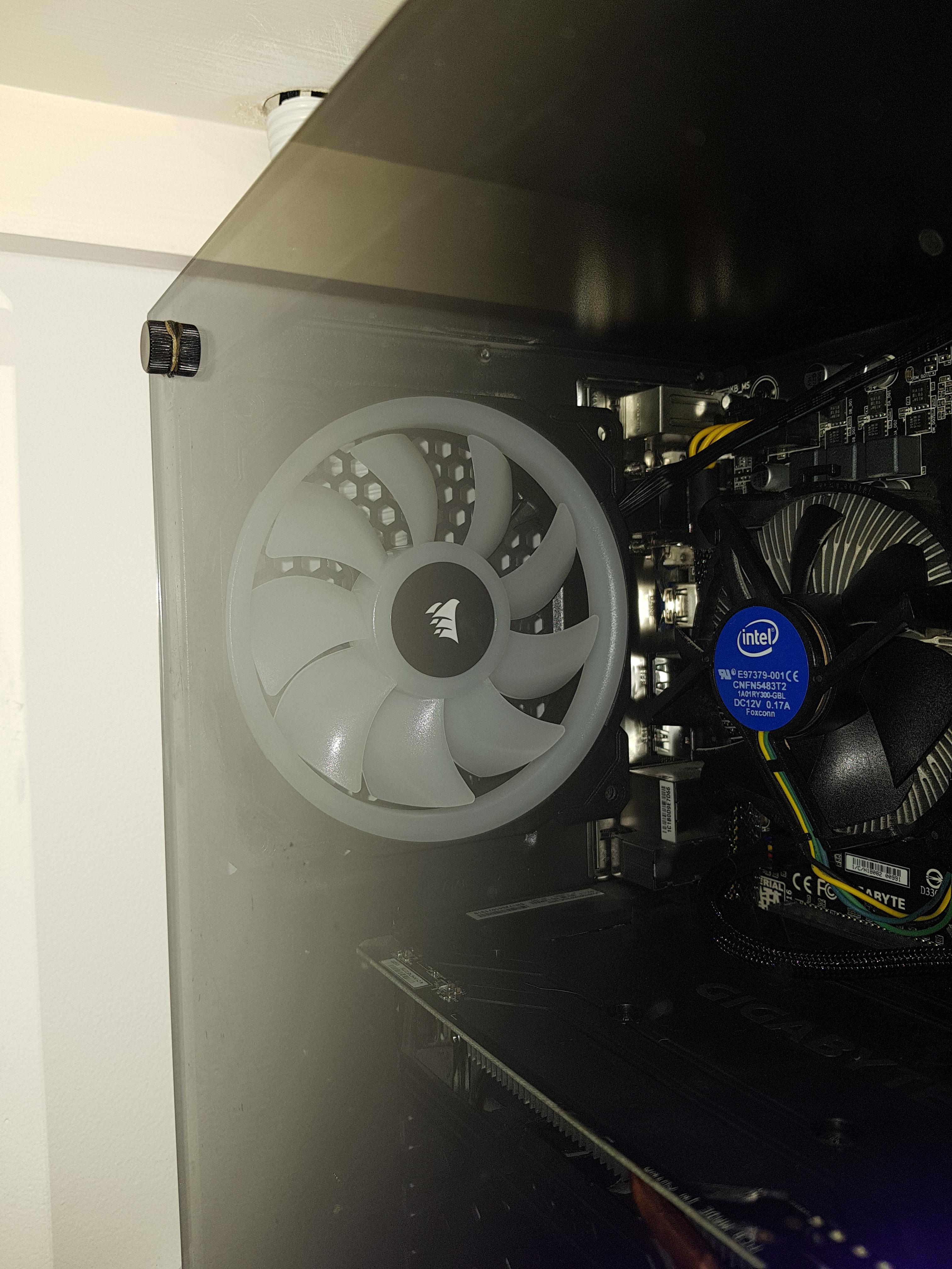 Corsair LL120 install pictured is the rear fan on my case. the front
