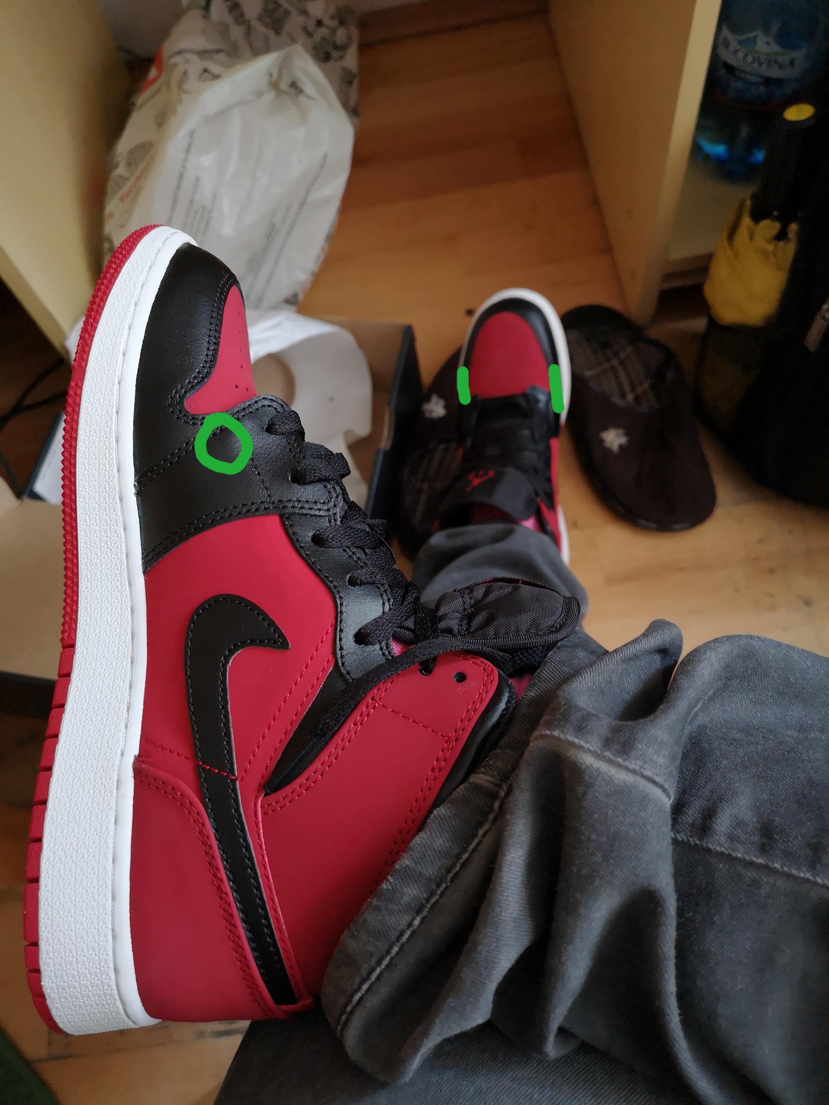 Just got my first Jordans ever! They are kind of tight around the upper